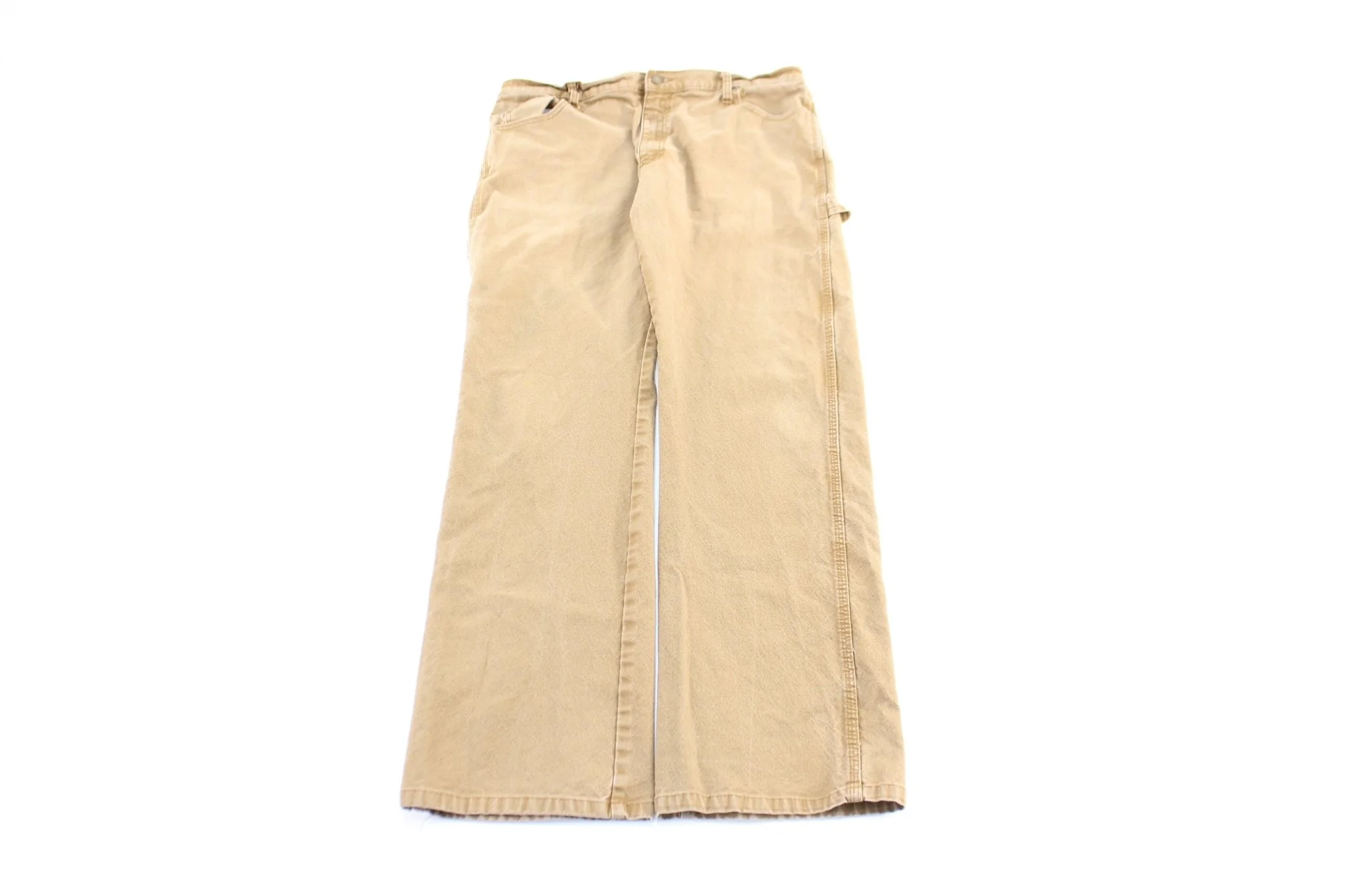 Dickie's Logo Patch Tan Carpenter Pants