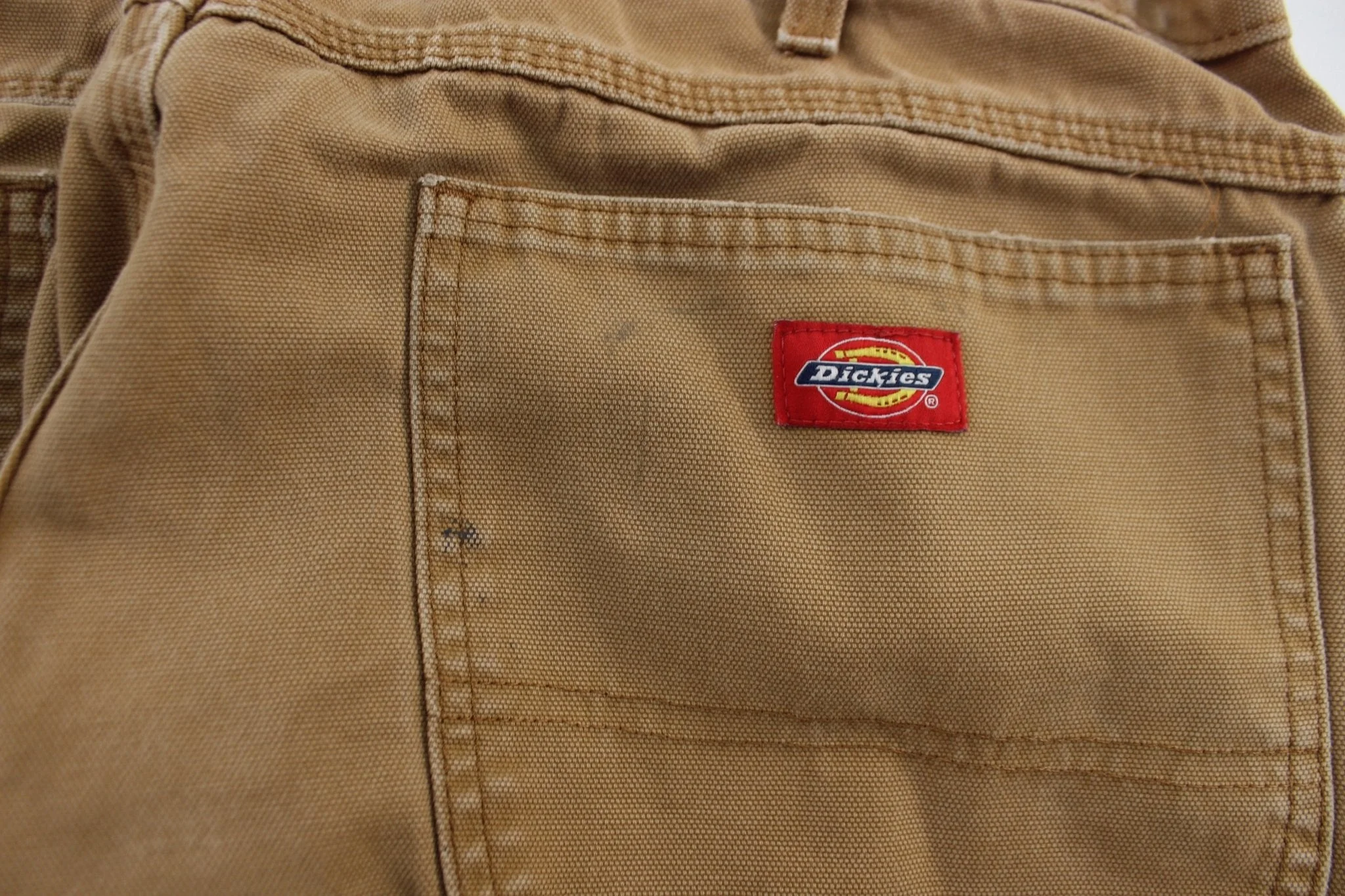 Dickie's Logo Patch Tan Carpenter Pants - Image 3