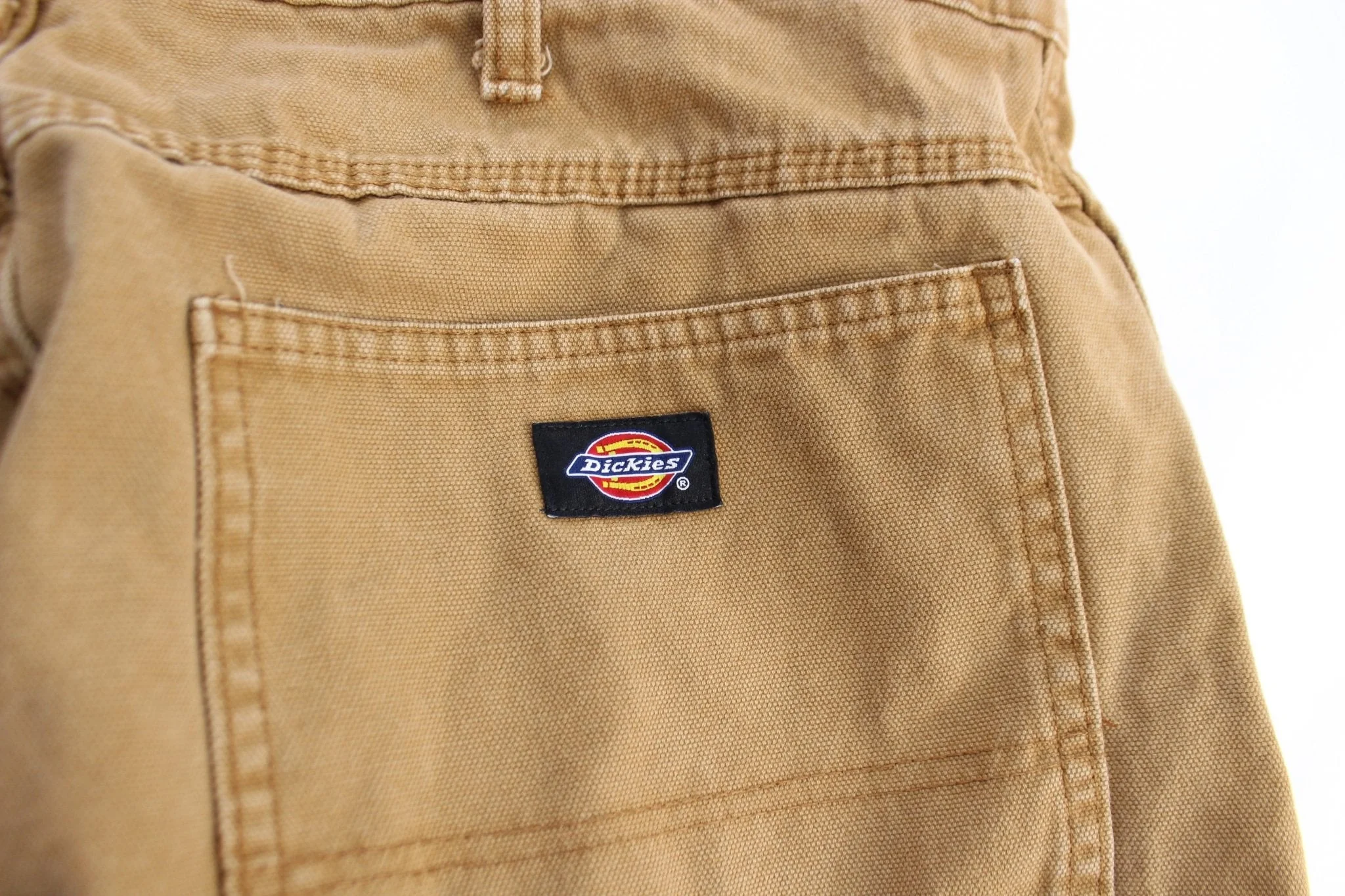 Dickie's Logo Patch Tan Carpenter Pants - Image 3