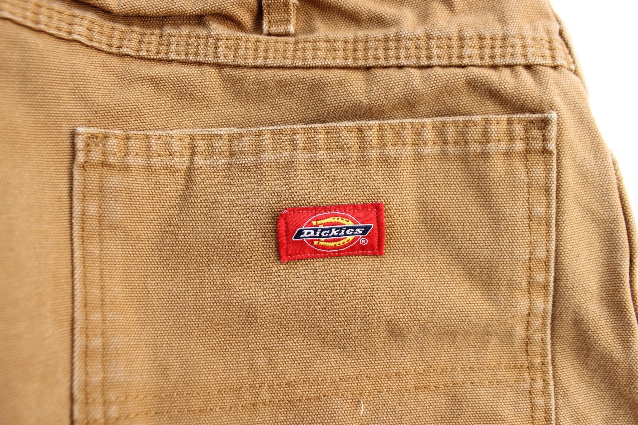 Dickie's Logo Patch Tan Carpenter Pants - Image 3