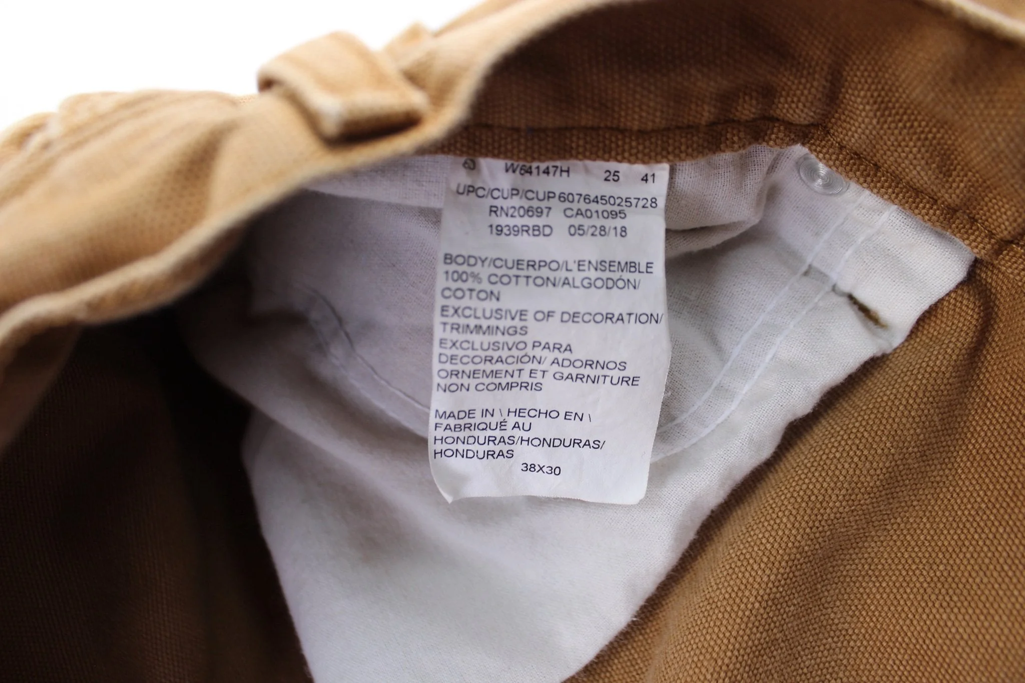 Dickie's Logo Patch Tan Carpenter Pants - Image 4