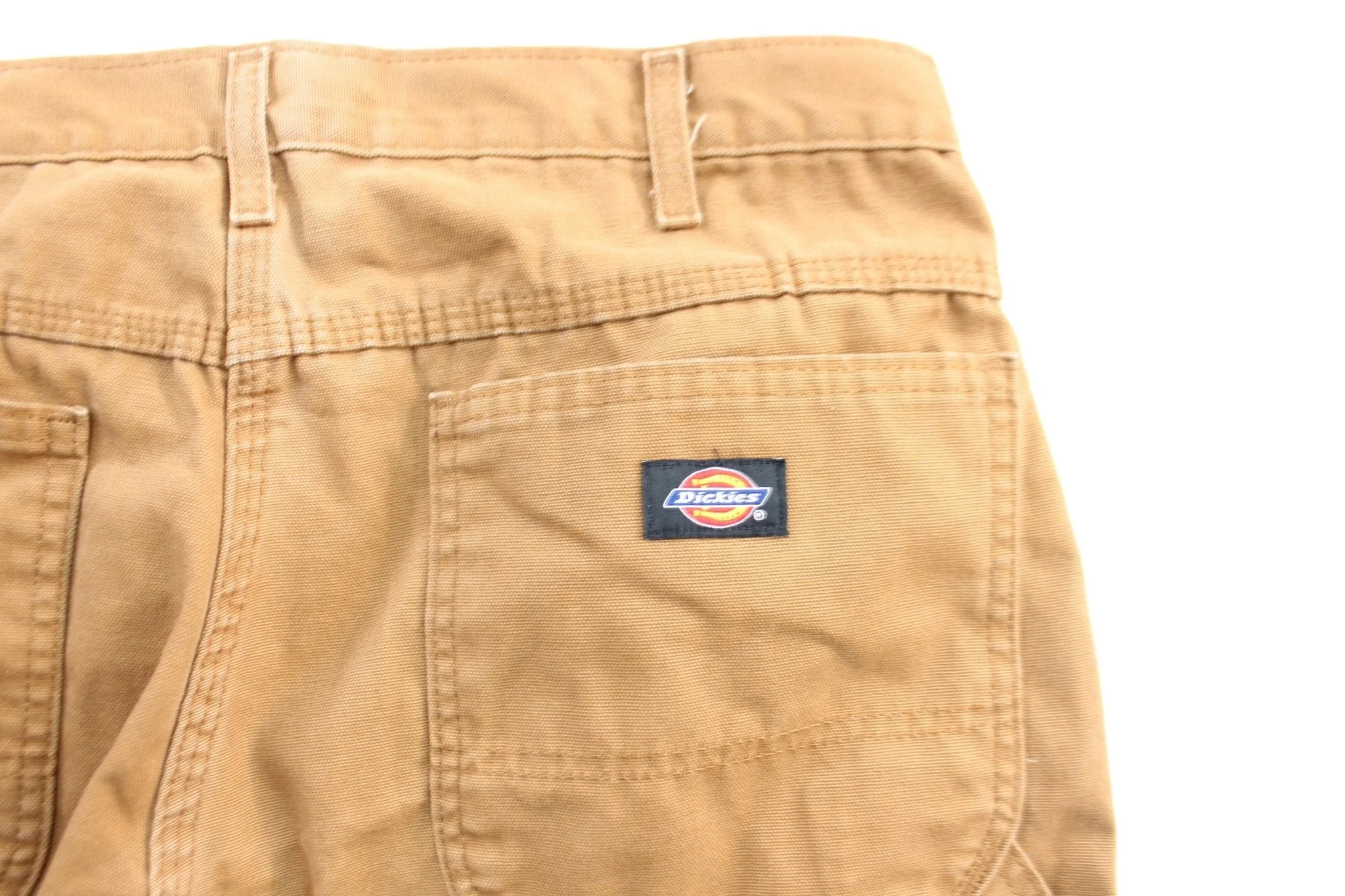 Dickie's Logo Patch Tan Carpenter Pants - Image 4