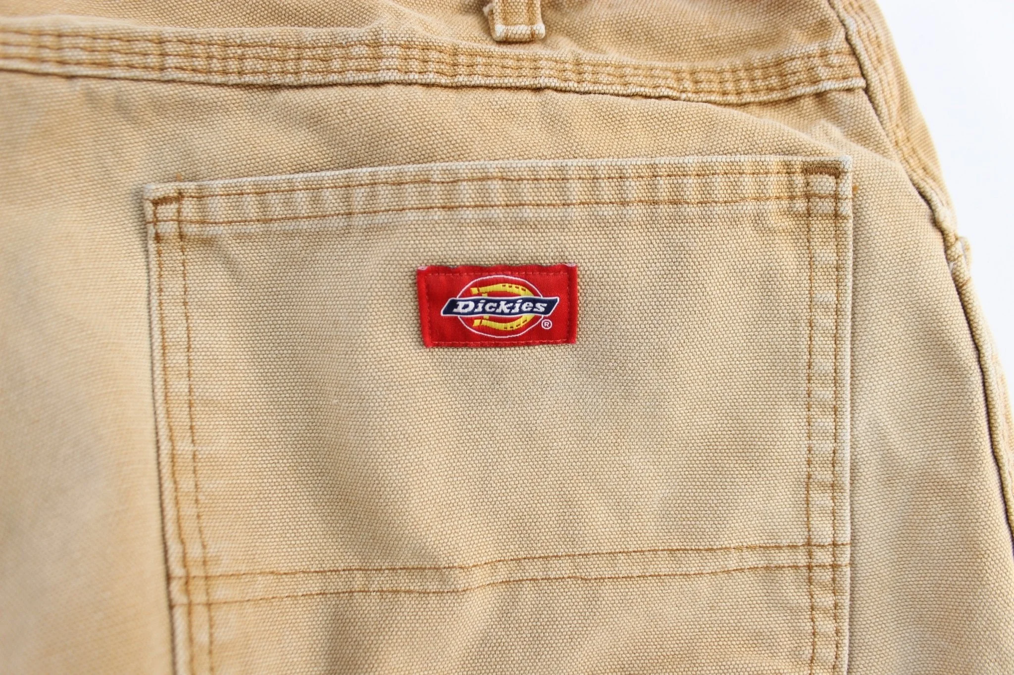Dickie's Logo Patch Tan Carpenter Pants - Image 3