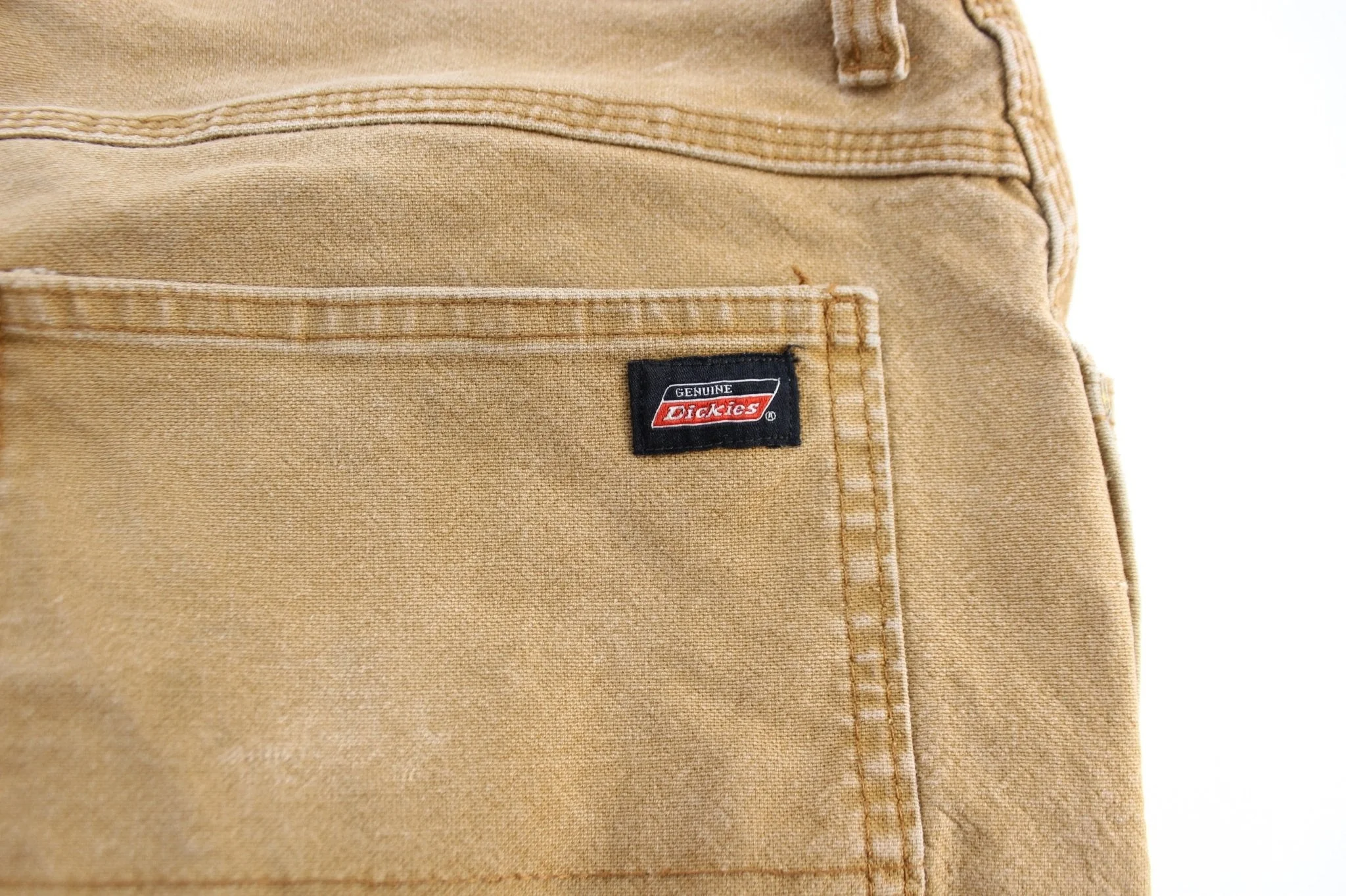 Dickie's Logo Patch Tan Carpenter Pants - Image 4