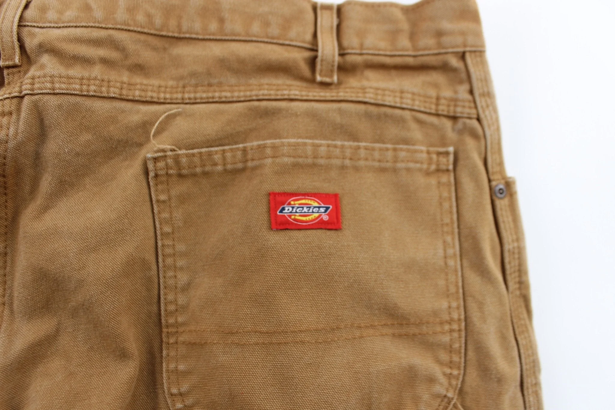 Dickie's Logo Patch Tan Carpenter Pants - Image 3