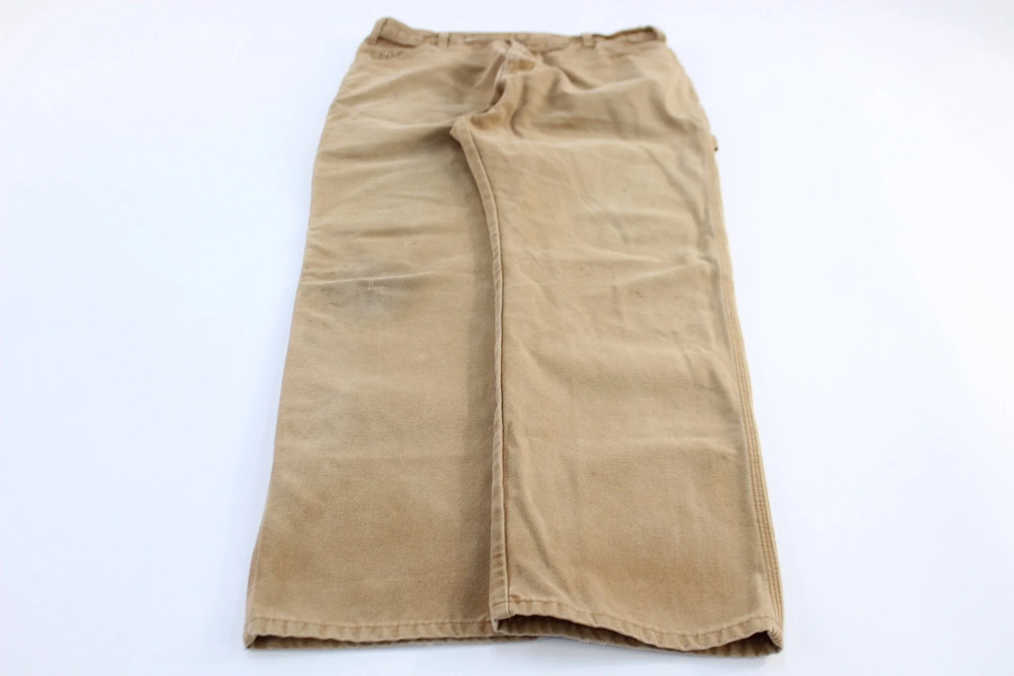 Dickie's Logo Patch Tan Carpenter Pants - Image 2