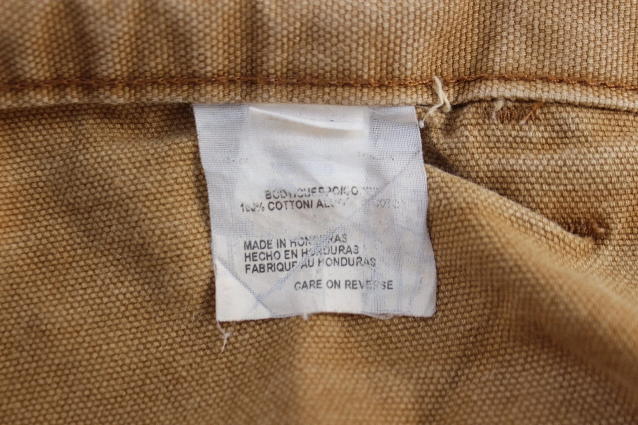 Dickie's Logo Patch Tan Carpenter Pants - Image 4