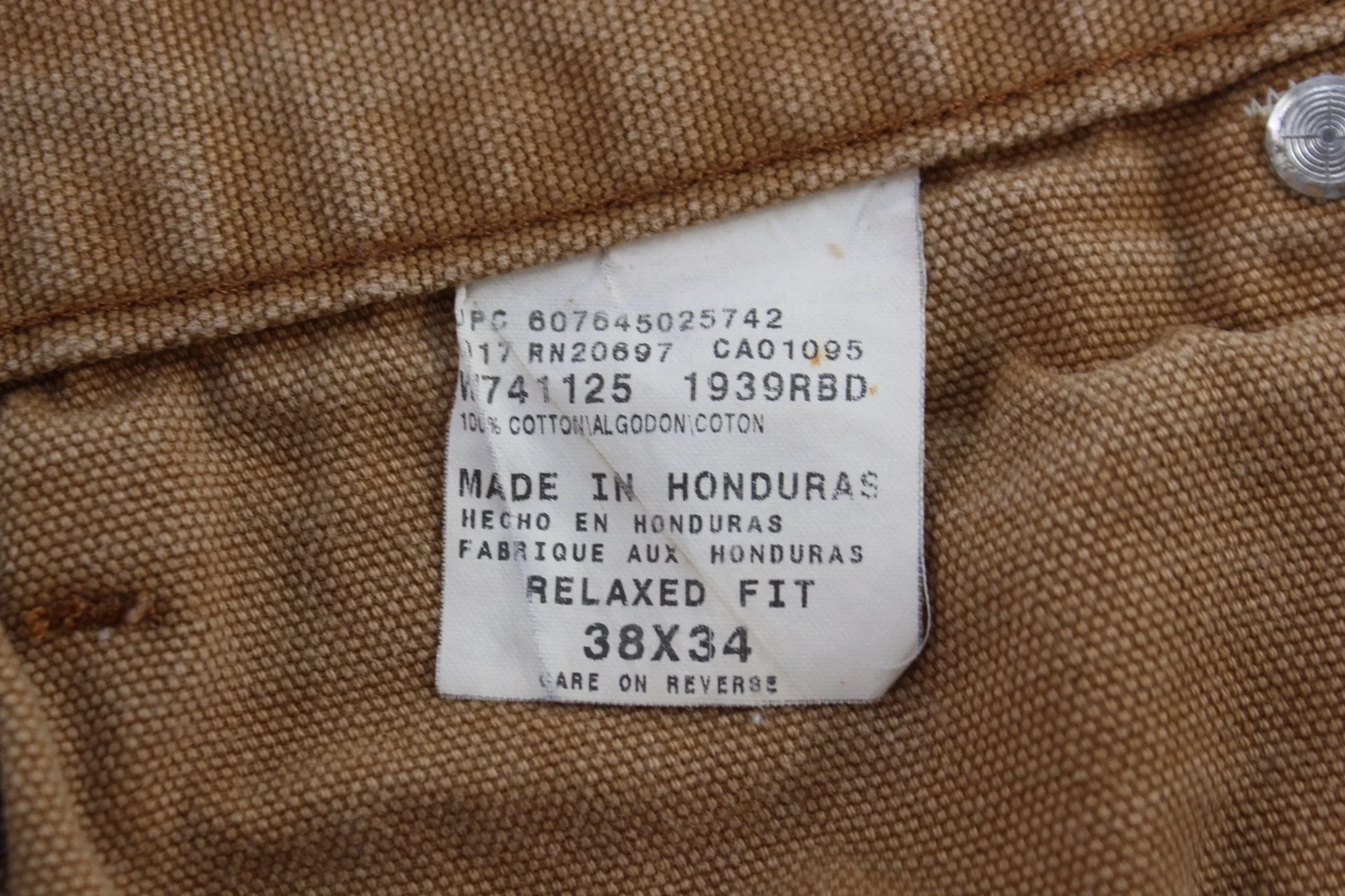 Dickie's Logo Patch Tan Carpenter Pants - Image 4