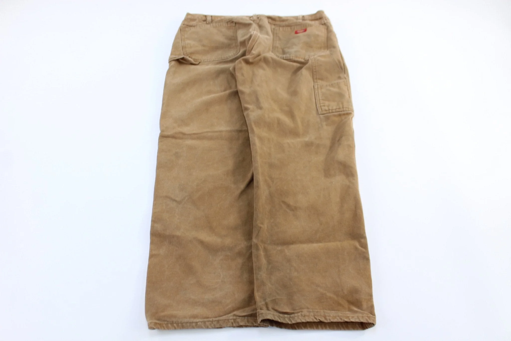 Dickies Logo Patch Tan Carpenter Pants - Image 2