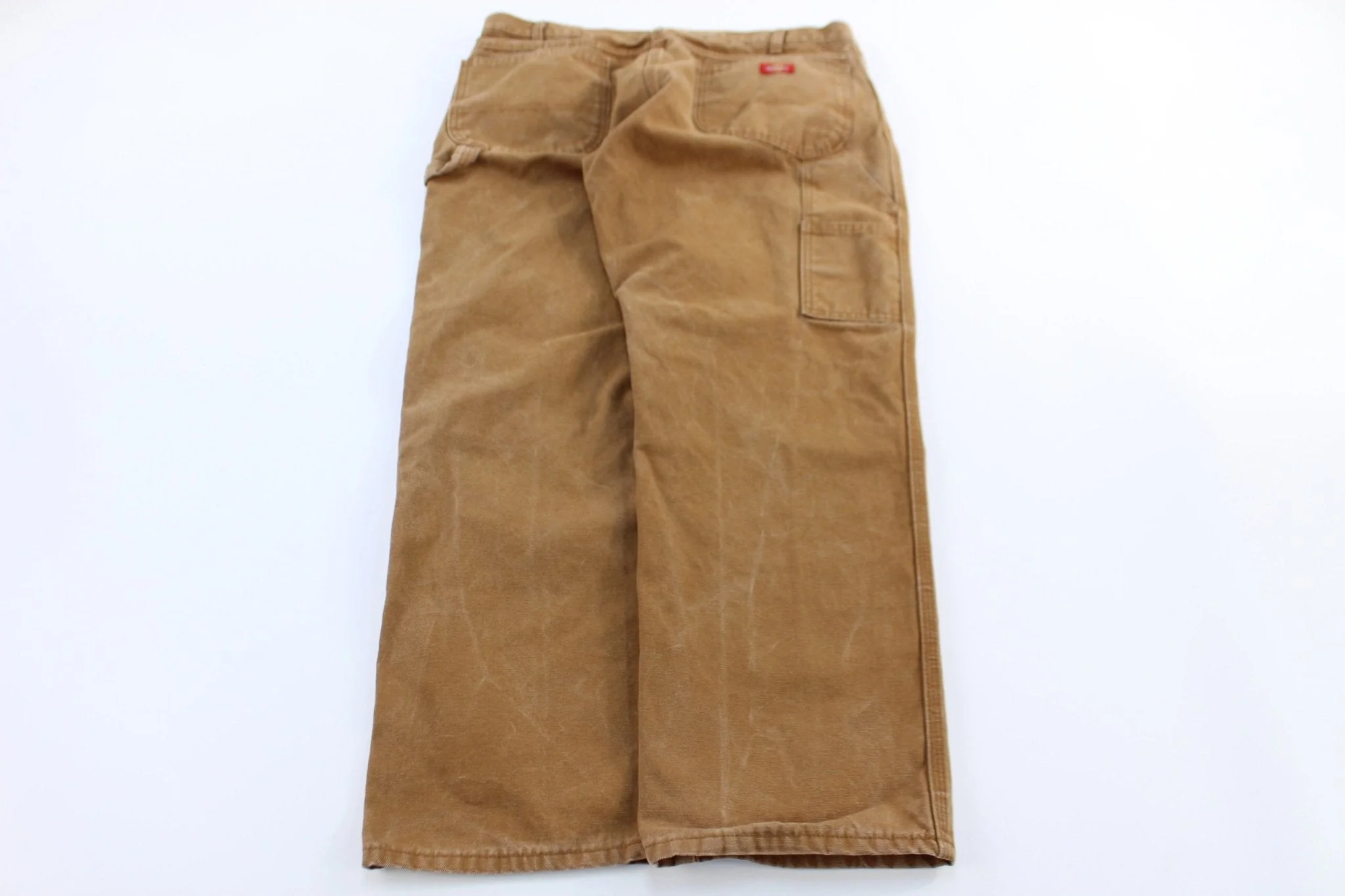 Dickies Logo Patch Tan Carpenter Pants - Image 2