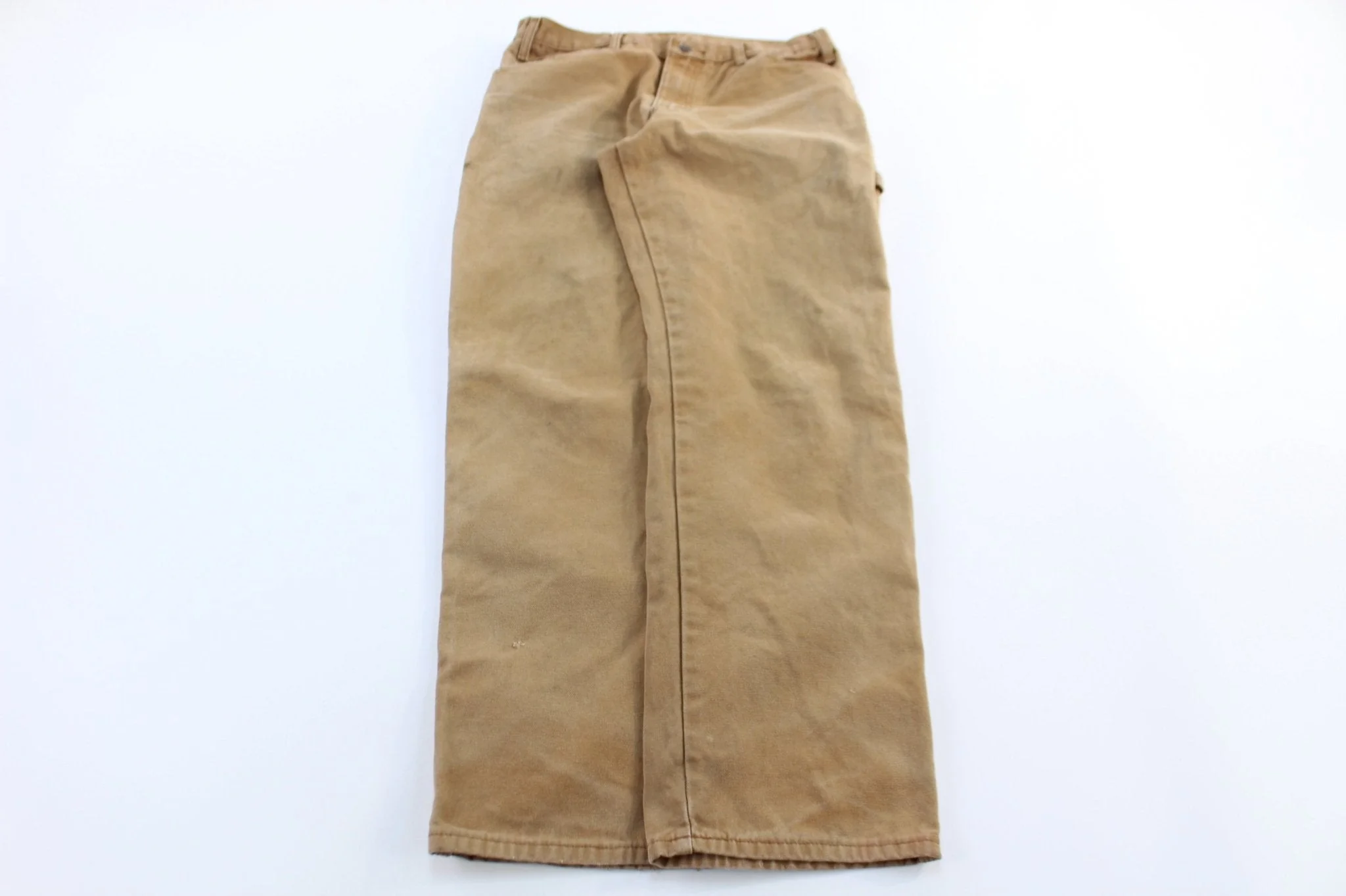 Dickies Logo Patch Tan Carpenter Pants - Image 2