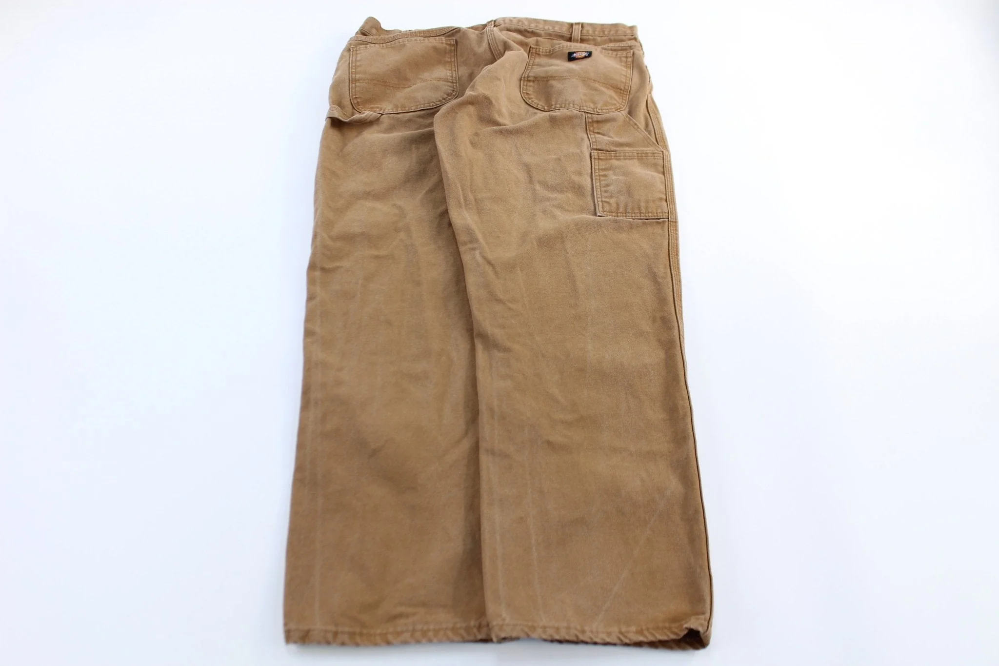 Dickies Logo Patch Tan Carpenter Pants - Image 2