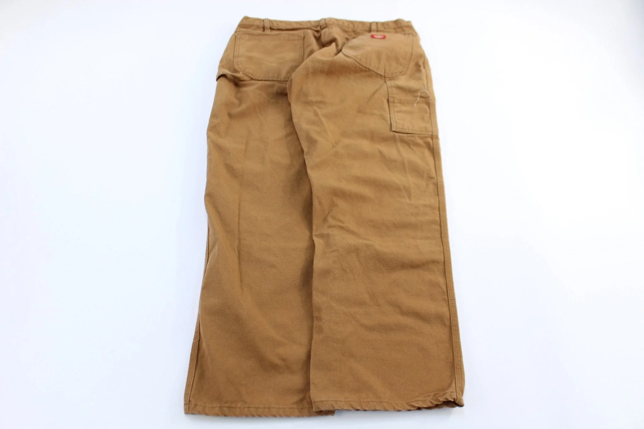 Dickies Logo Patch Tan Carpenter Pants - Image 2