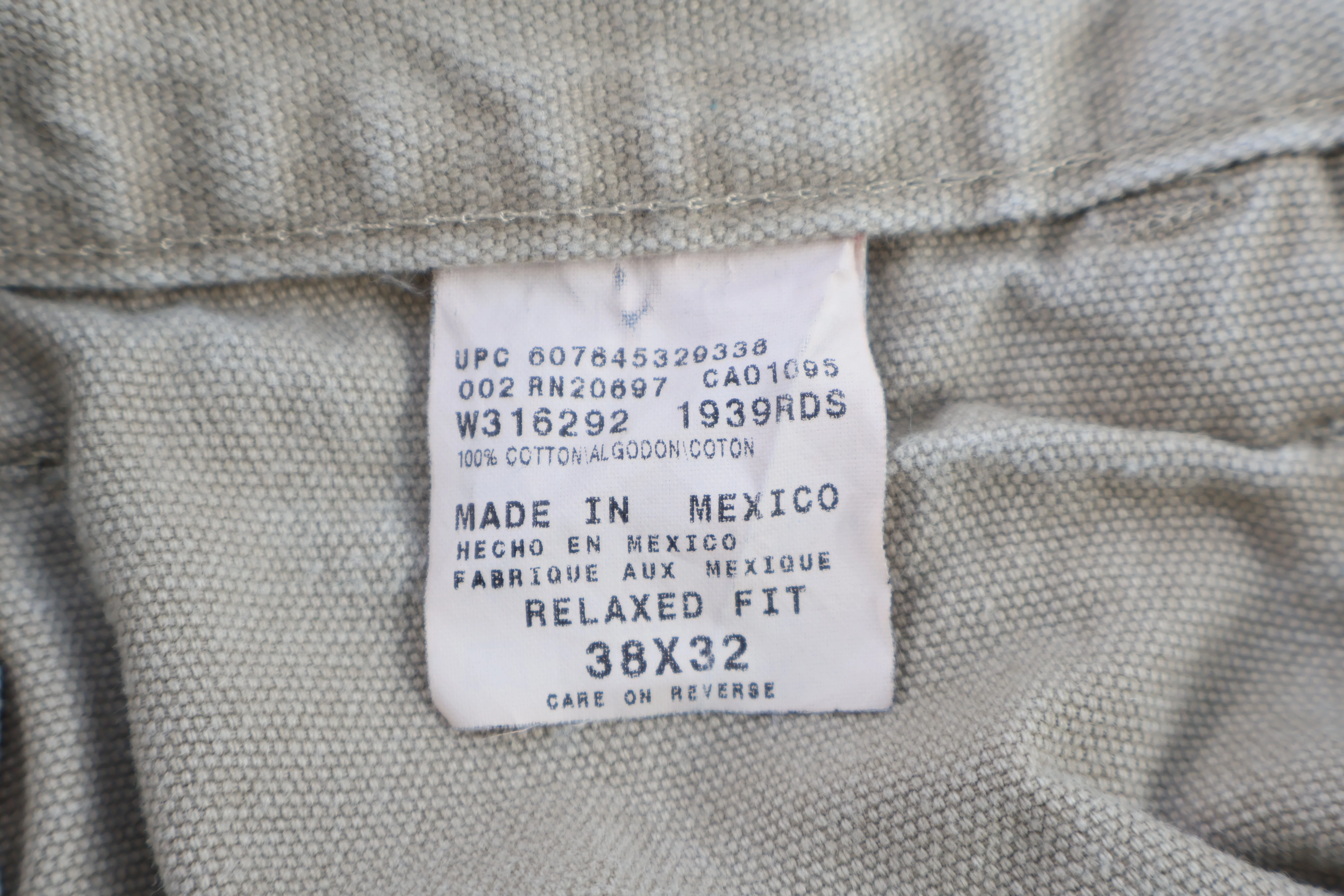 Dickies Logo Patch Tan Carputer Pants - Image 4