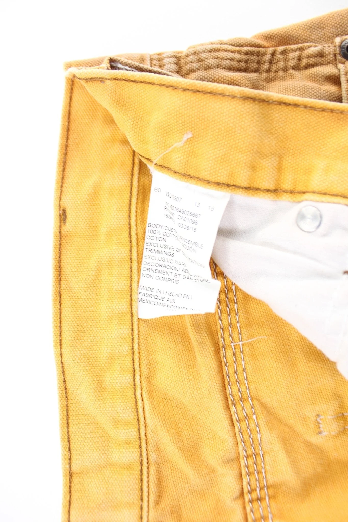 Dickie's Logo Patch Tan Workwear Pants - Image 3