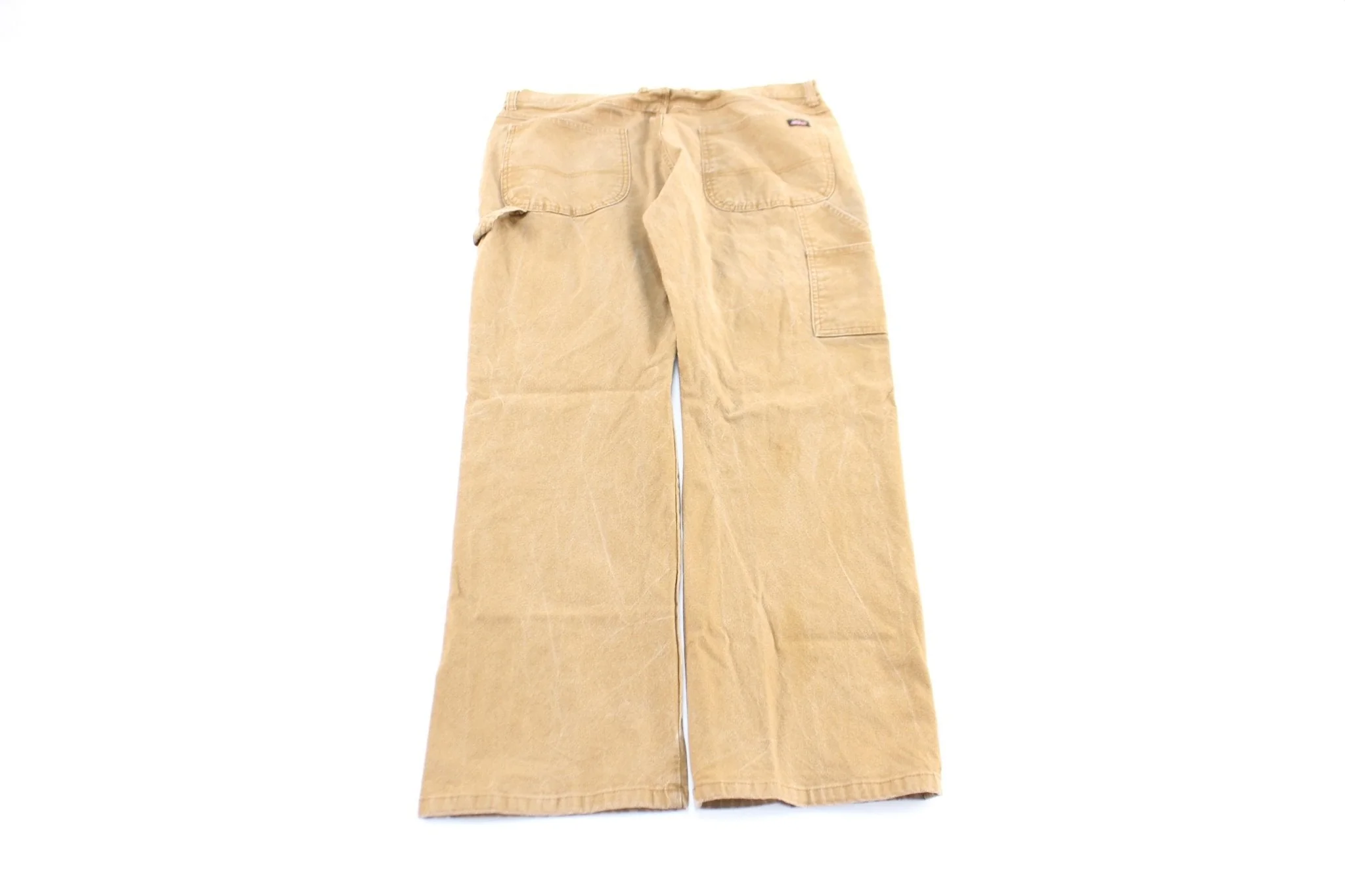 Dickie's Logo Patch Tan Workwear Pants - Image 2