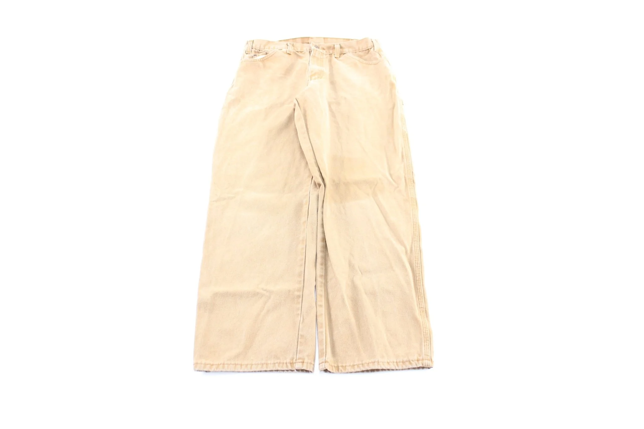 Dickie's Logo Patch Tan Workwear Pants