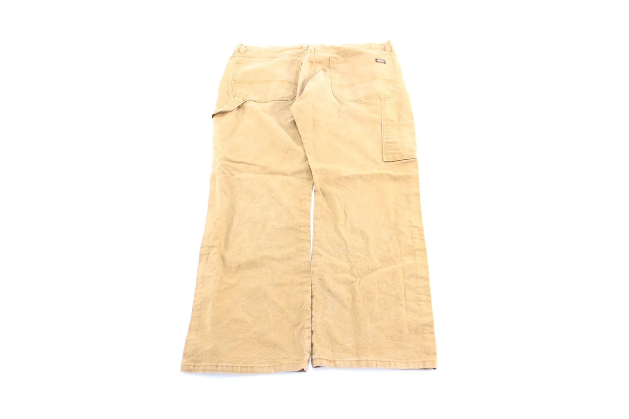 Dickie's Logo Patch Tan Workwear Pants - Image 2