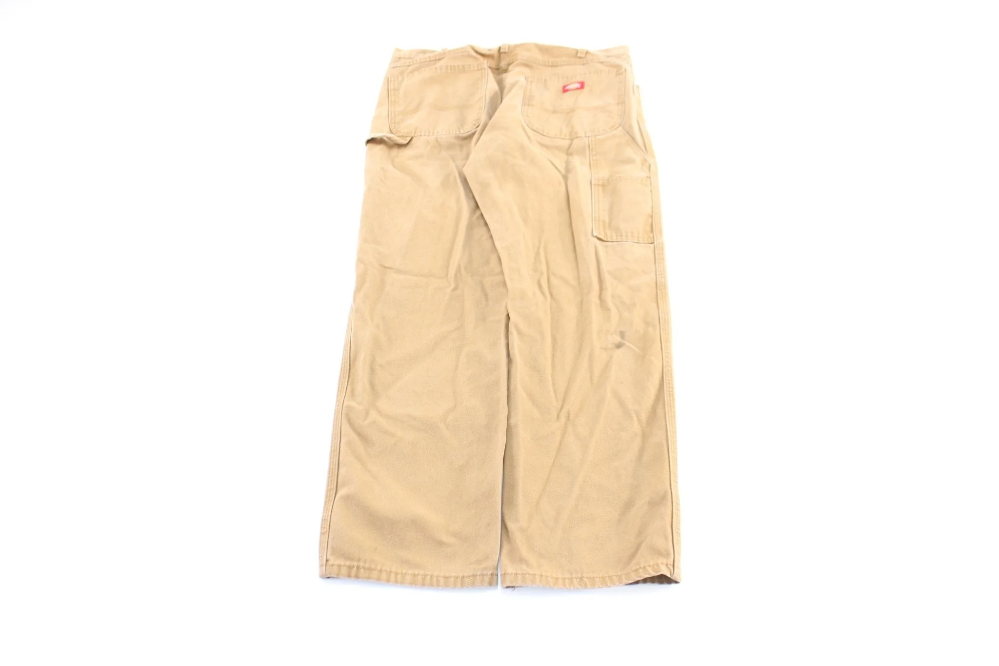 Dickie's Logo Patch Tan Workwear Pants - Image 2