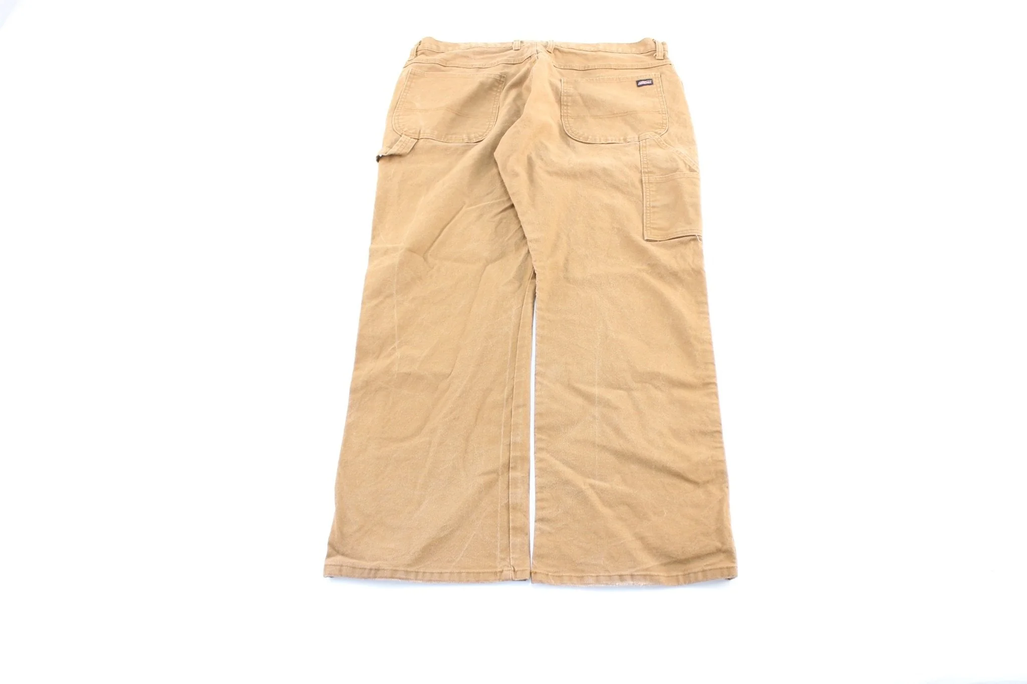 Dickie's Logo Patch Tan Workwear Pants - Image 2