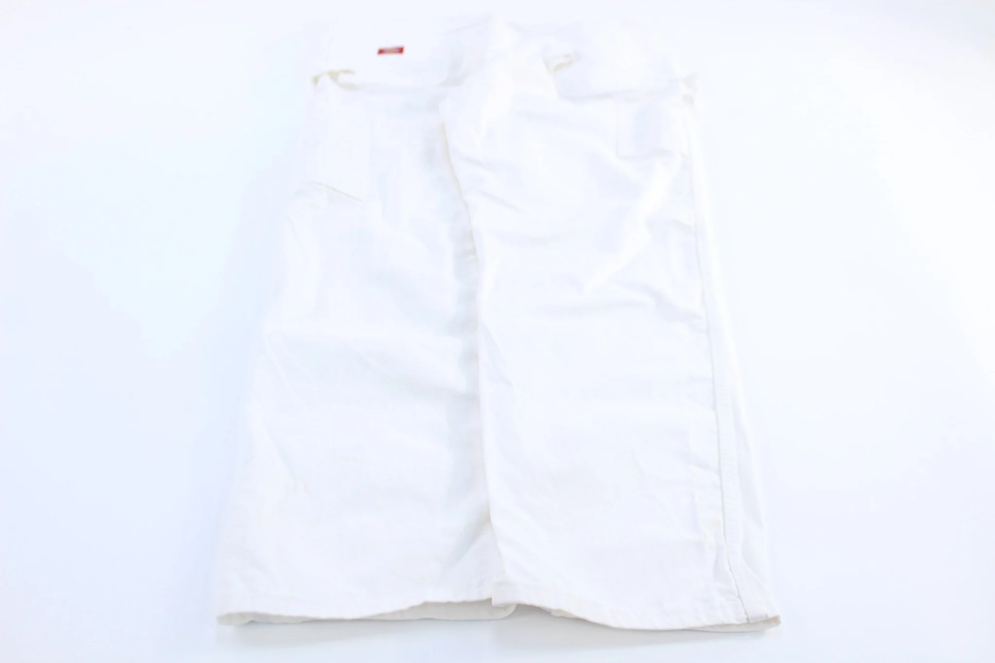 Dickie's Logo Patch White Carpenter Pants