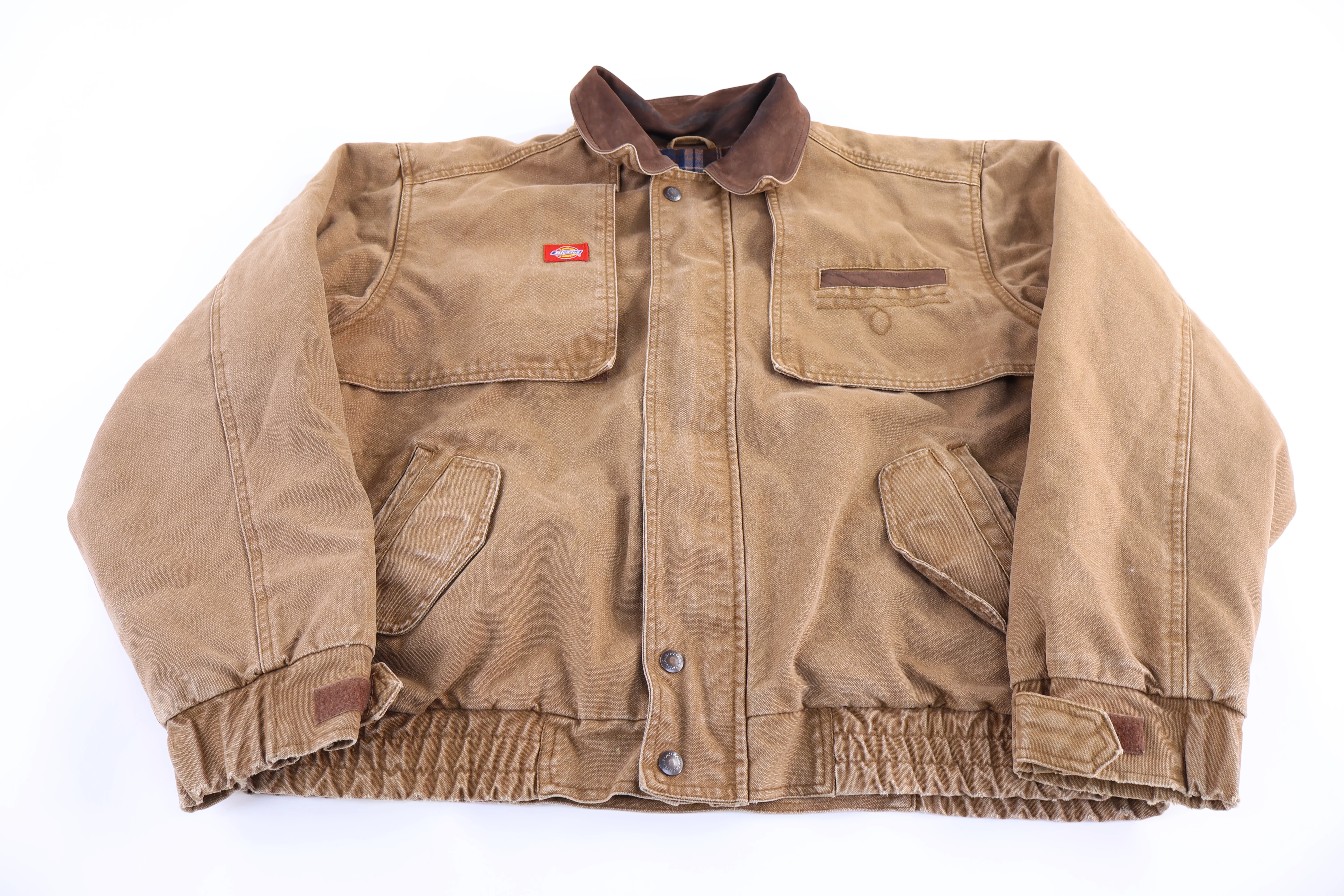 Dickies Tan Full Zip Bomber Jacket