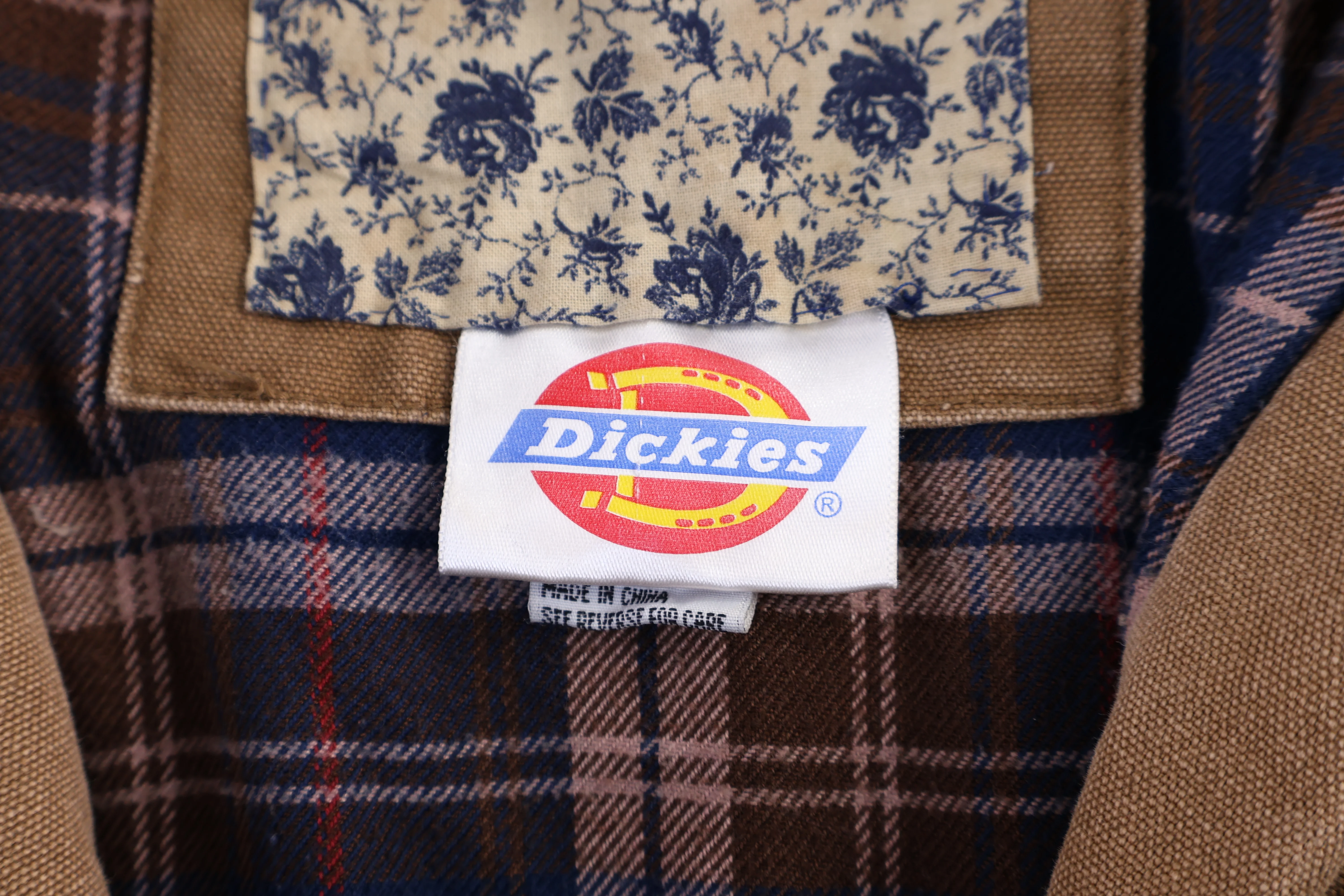 Dickies Tan Full Zip Bomber Jacket - Image 4