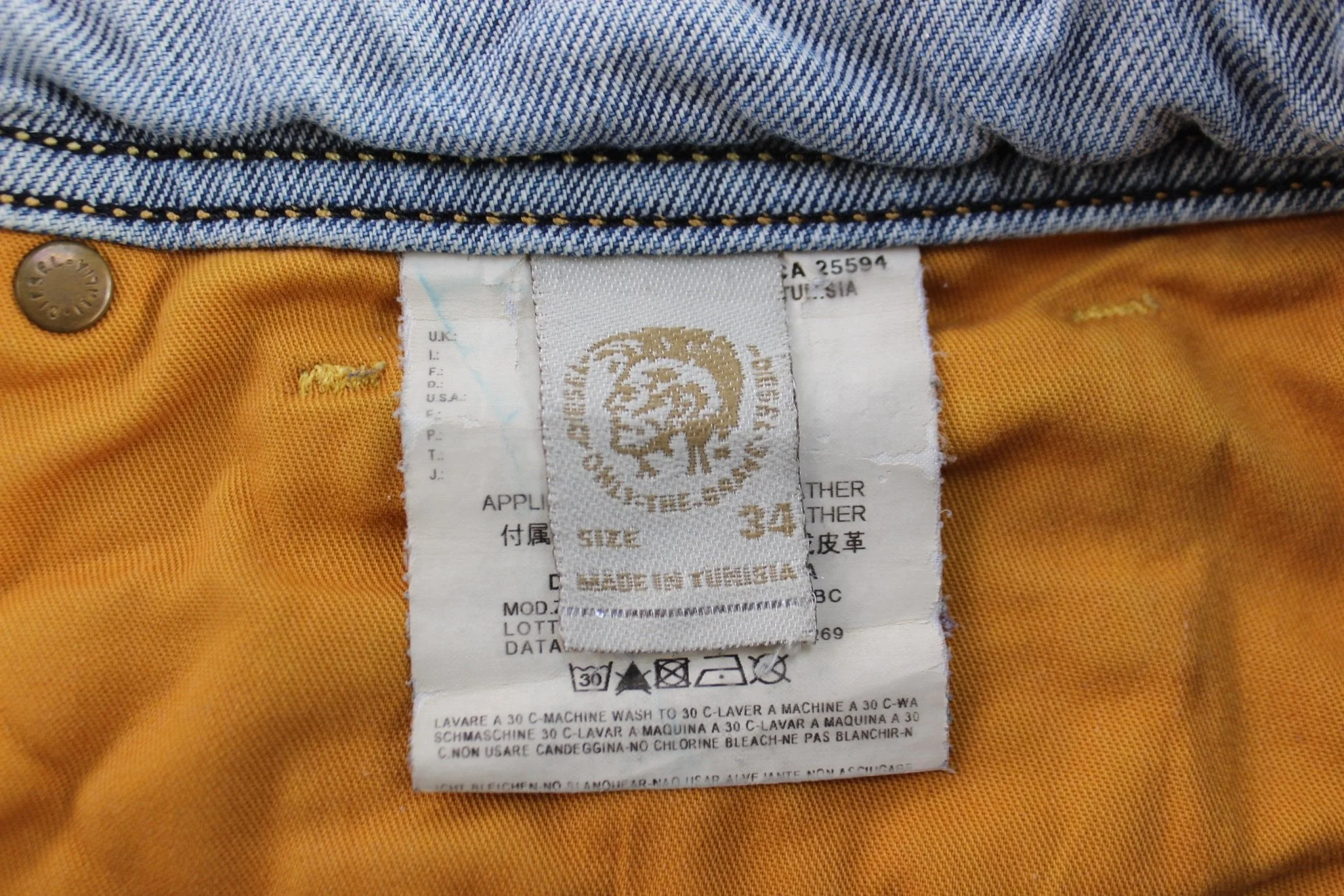 Diesel Industry Medium Wash Denim Jeans - Image 4