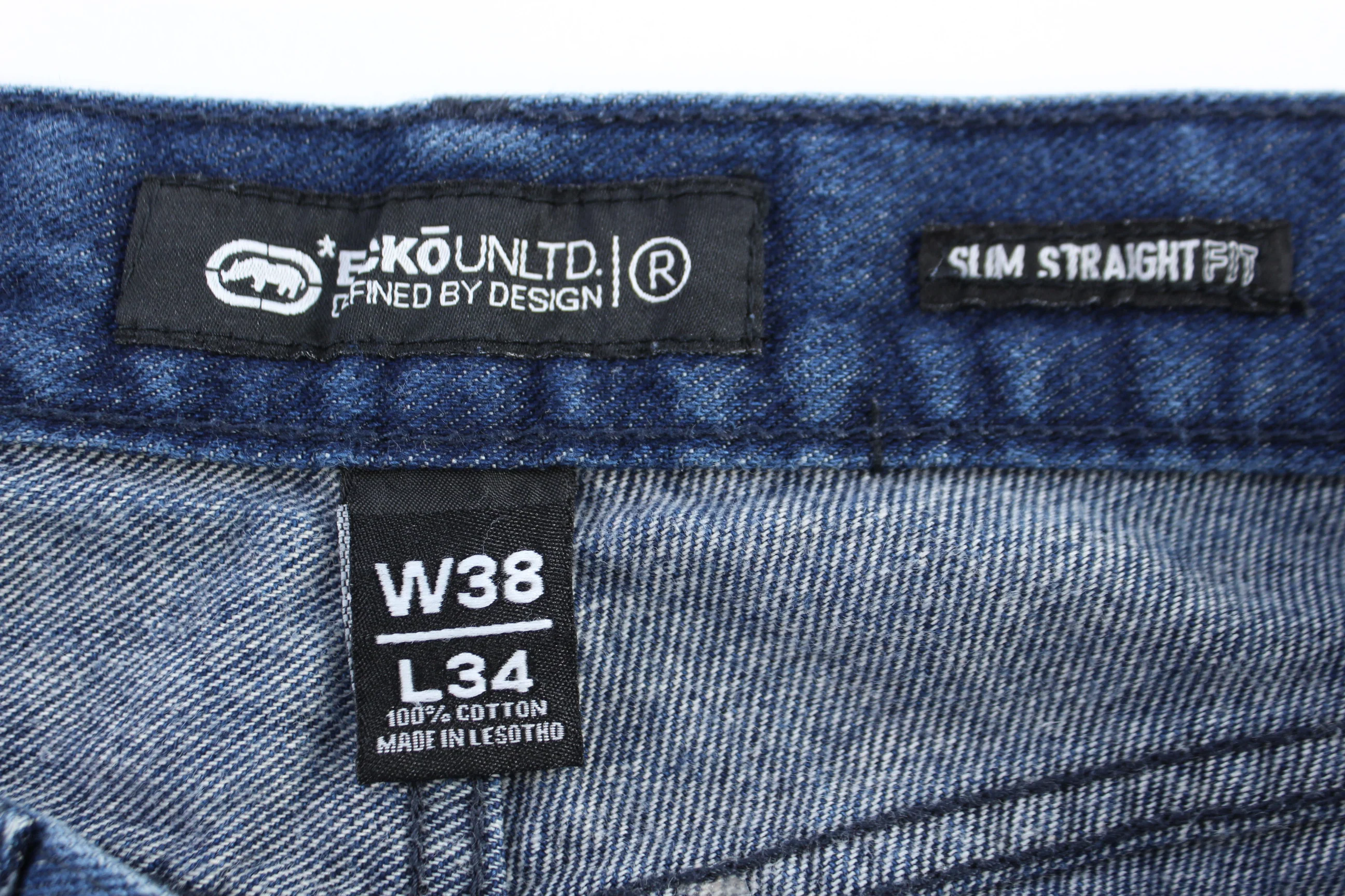 Ecko Unlimited Dark Wash Denim Jeans - Image 4