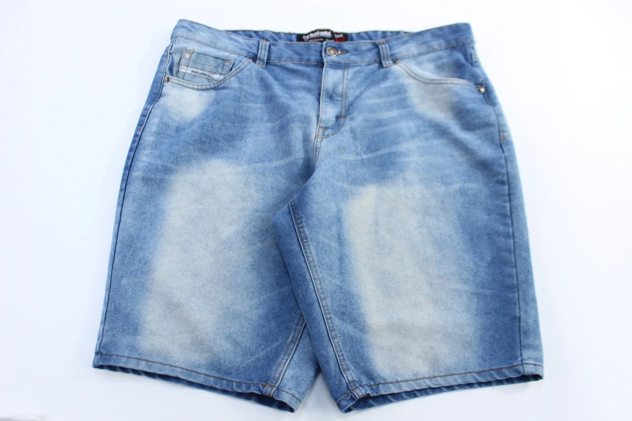 Ecko Unlimited Light Wash Denim Shorts - Image 2