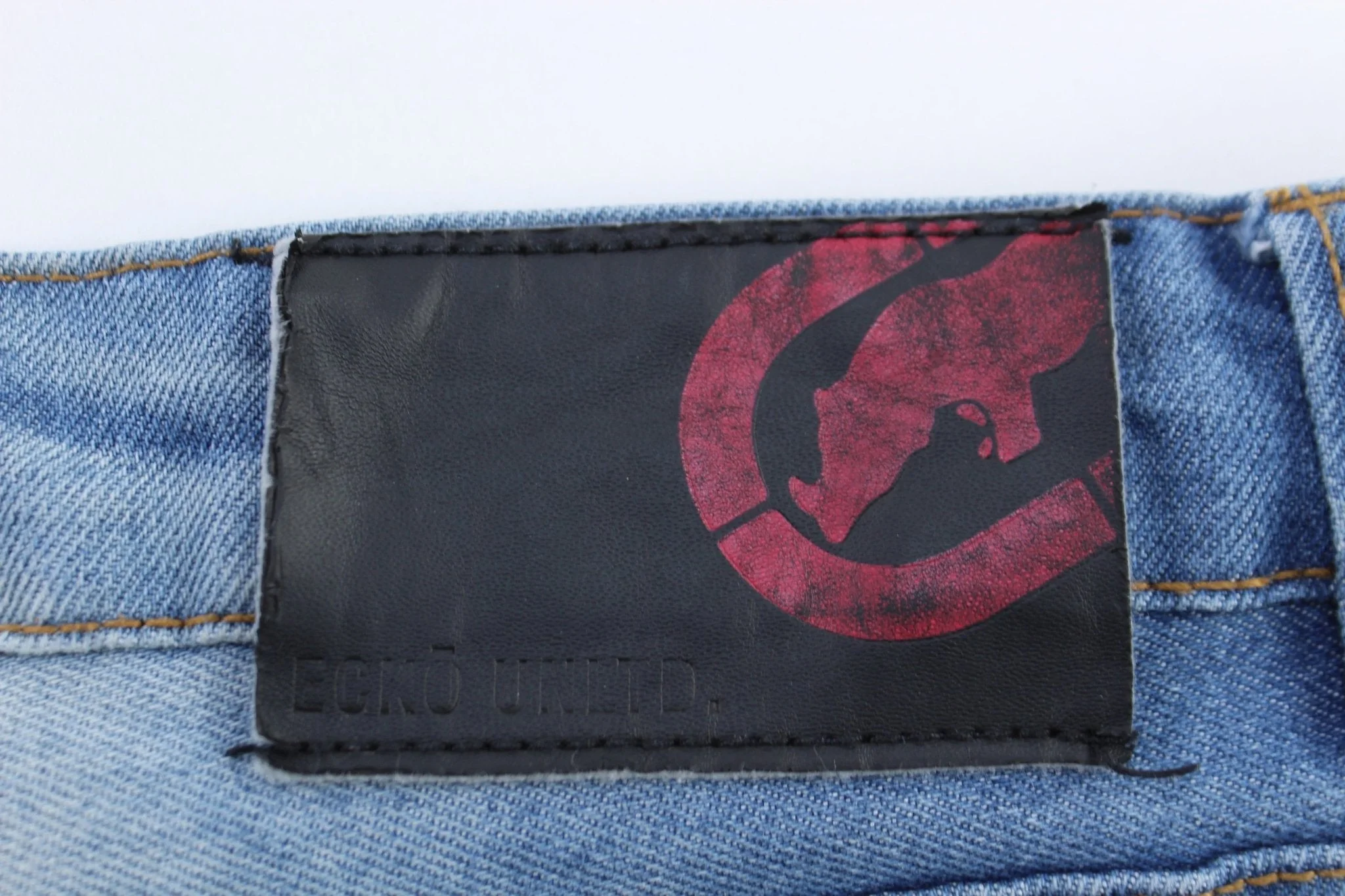 Ecko Unlimited Light Wash Denim Shorts - Image 3