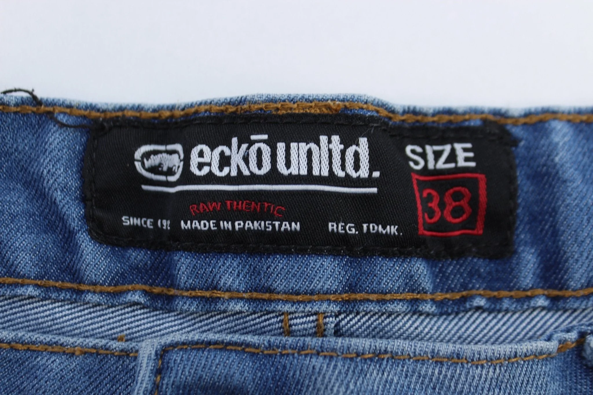 Ecko Unlimited Light Wash Denim Shorts - Image 4