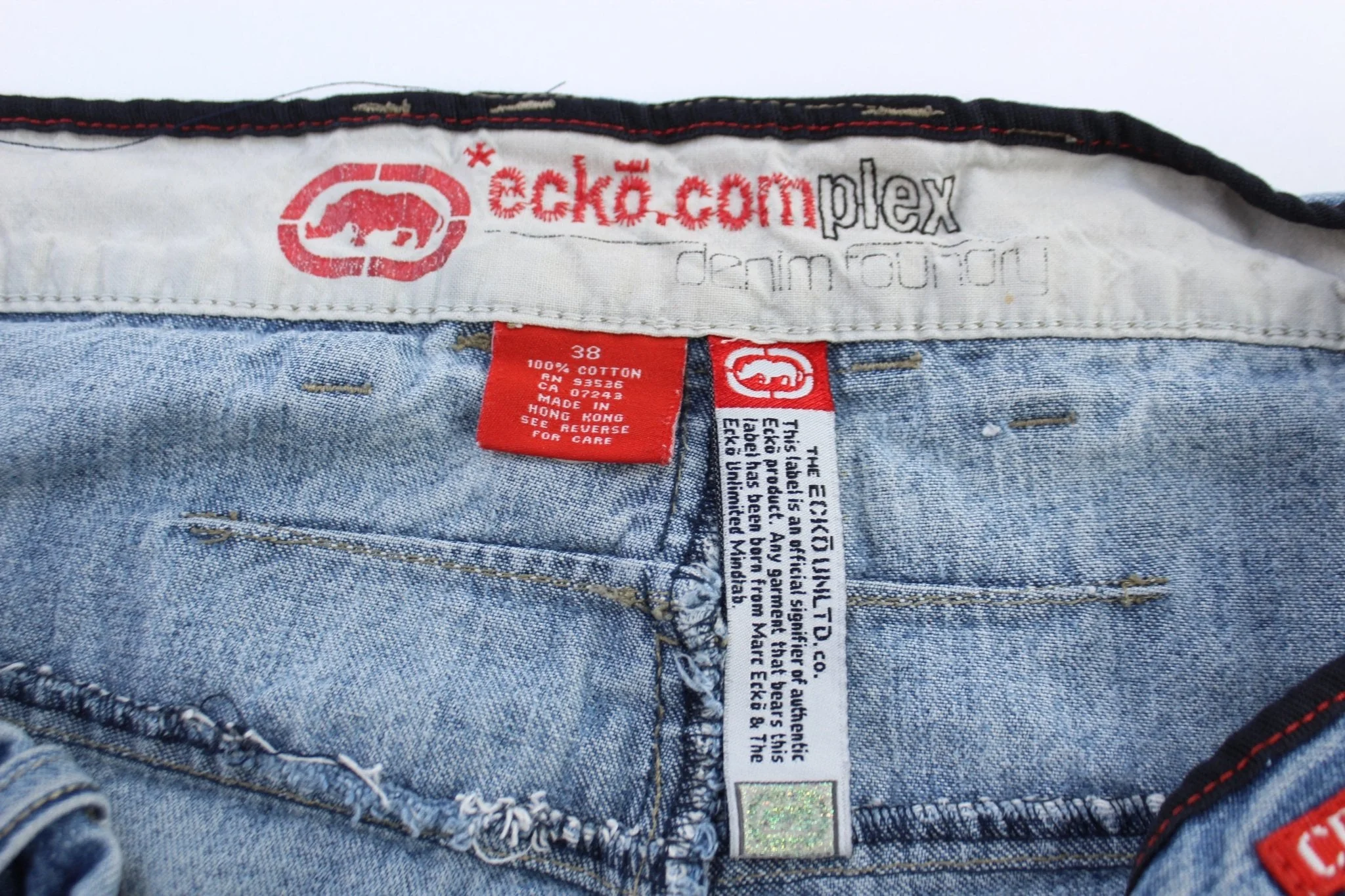 Ecko Unlimited Medium Wash Denim Shorts - Image 4