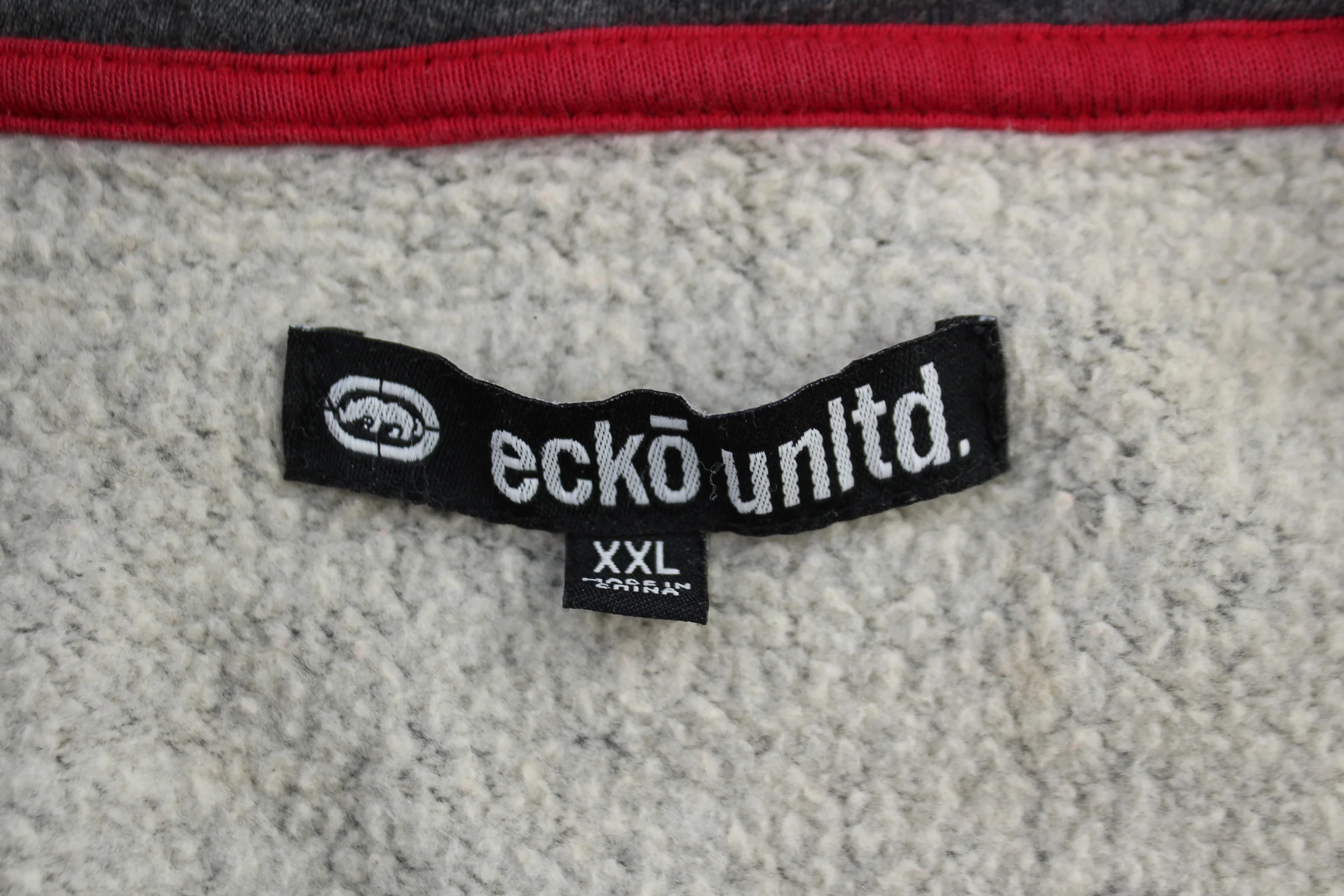 Ecko Unlt Grey Full Zip Jacket - Image 3