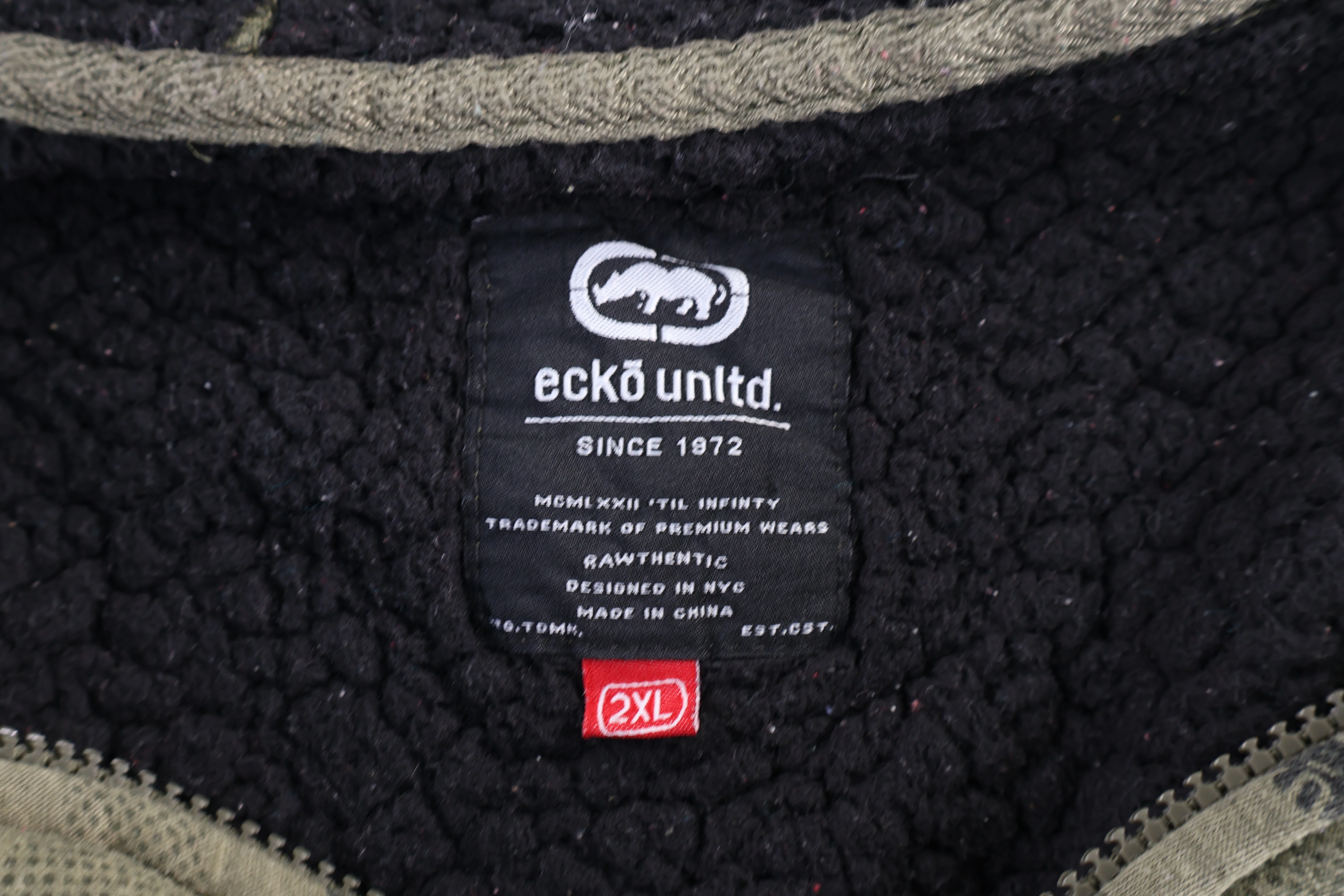 Ecko Unltd Camo Full Zip Jacket - Image 3