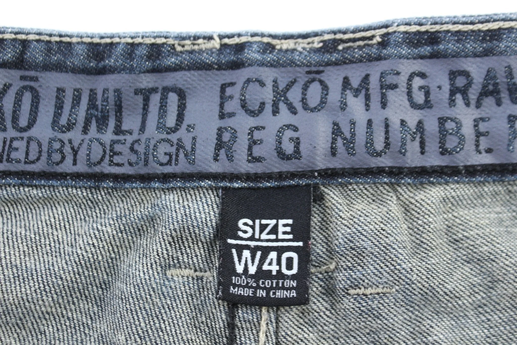 Ecko Unltd Dark Wash Denim Shorts - Image 3
