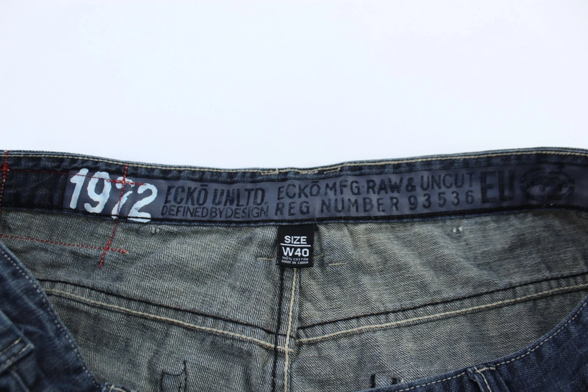 Ecko Unltd Dark Wash Denim Shorts - Image 4