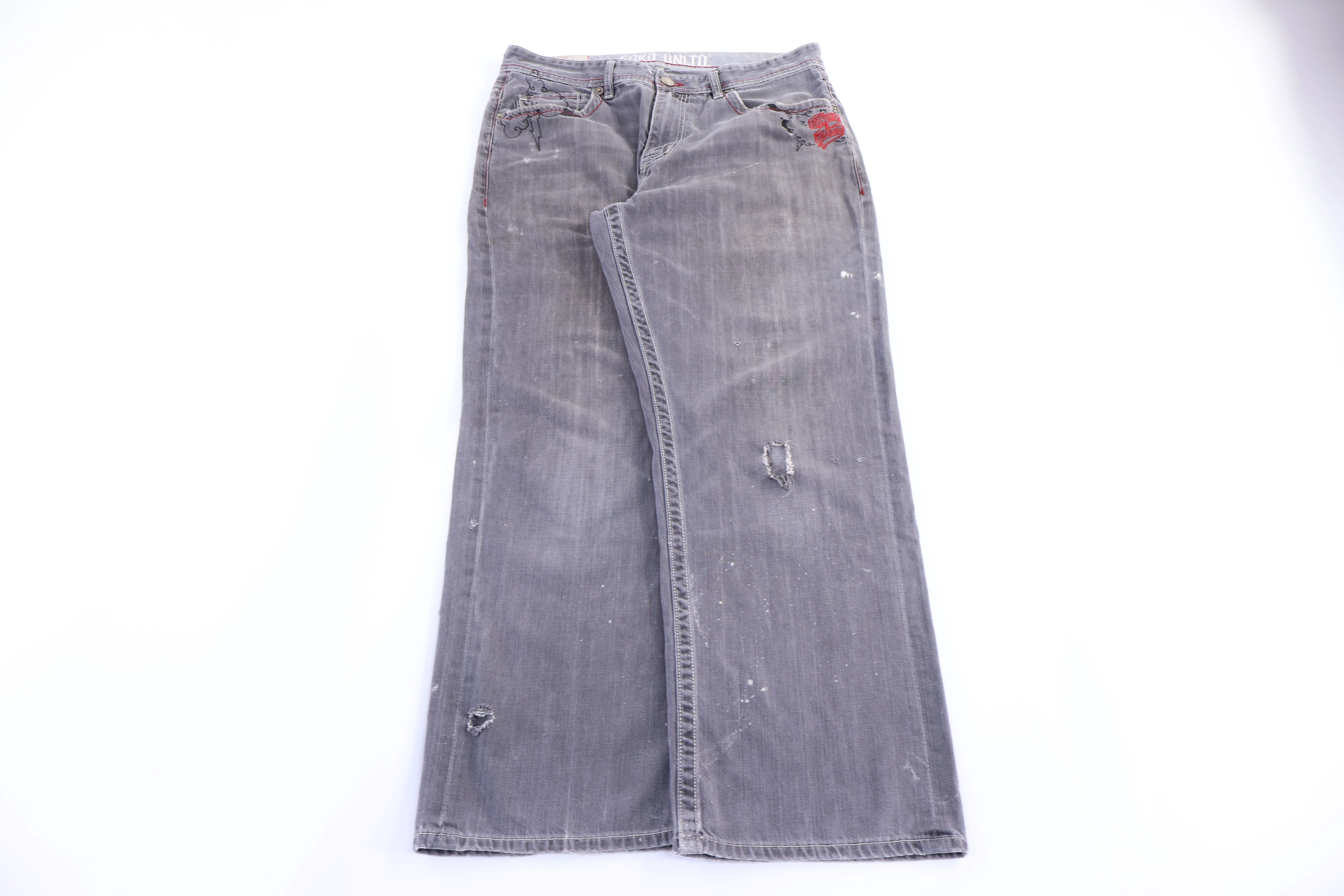 Ecko Unltd Grey Denim Jeans - Image 2