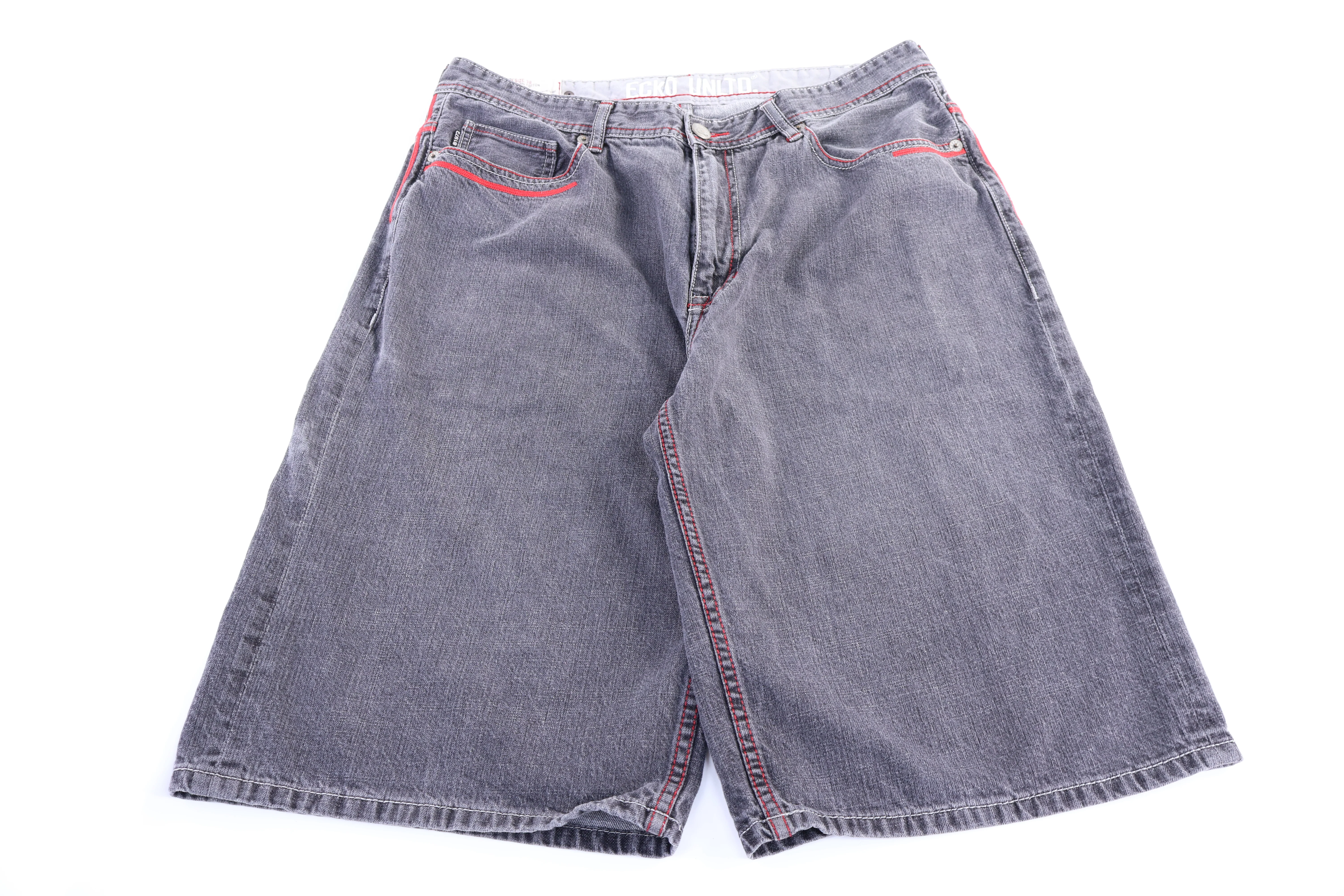 Ecko Unltd Grey Denim Shorts - Image 2