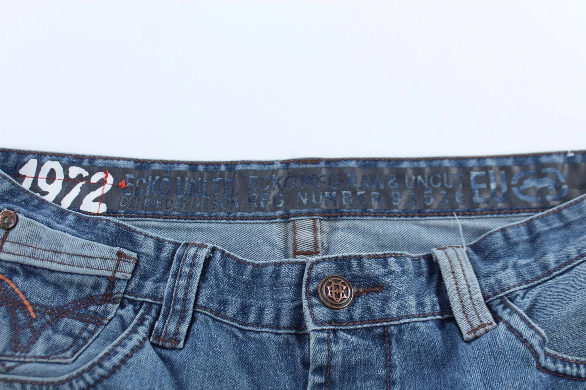 Ecko Unltd Light Wash Denim Shorts - Image 3