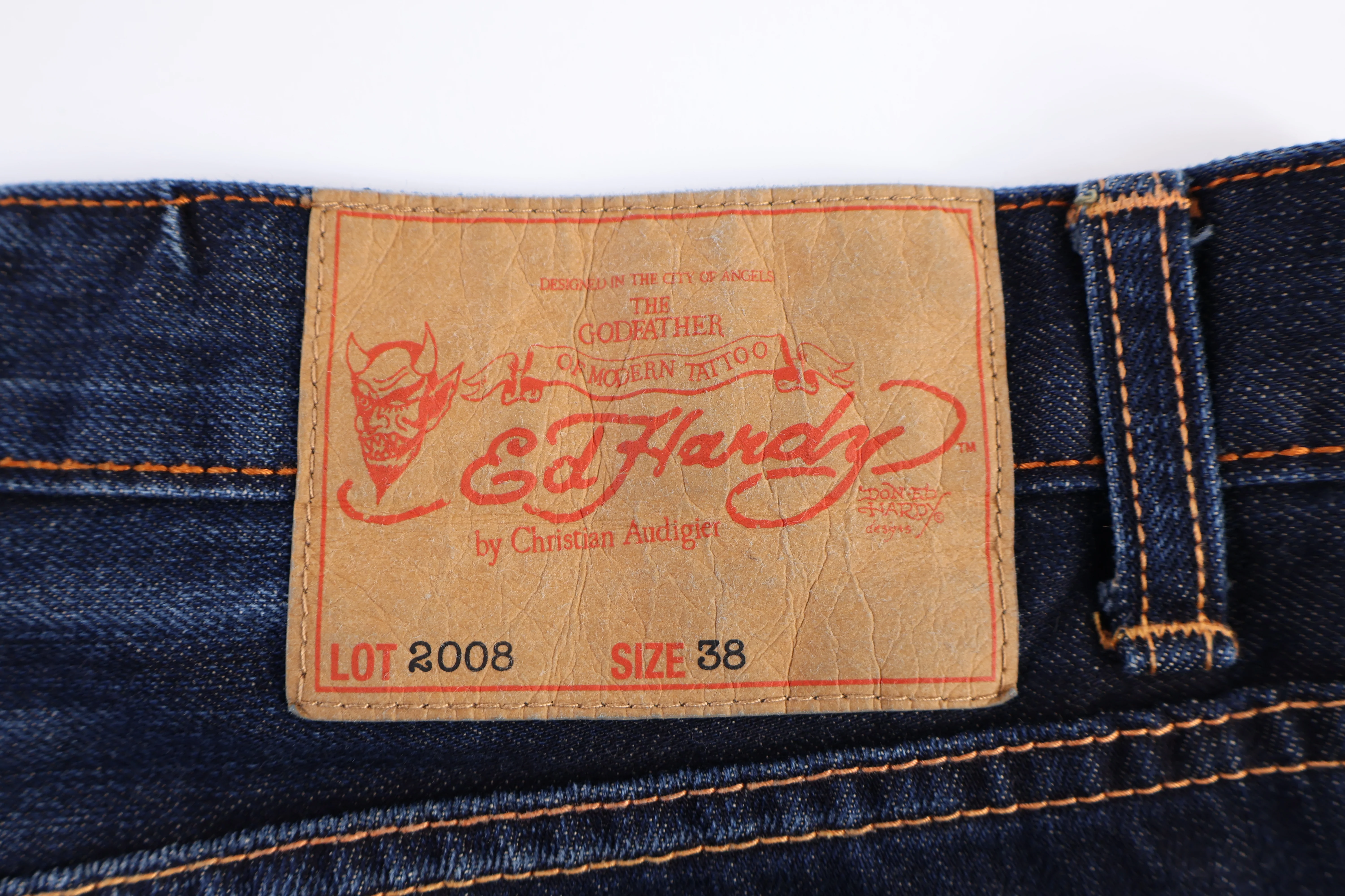 Ed Hardy by Christian Audiger New York City Dark Denim Jeans - Image 3