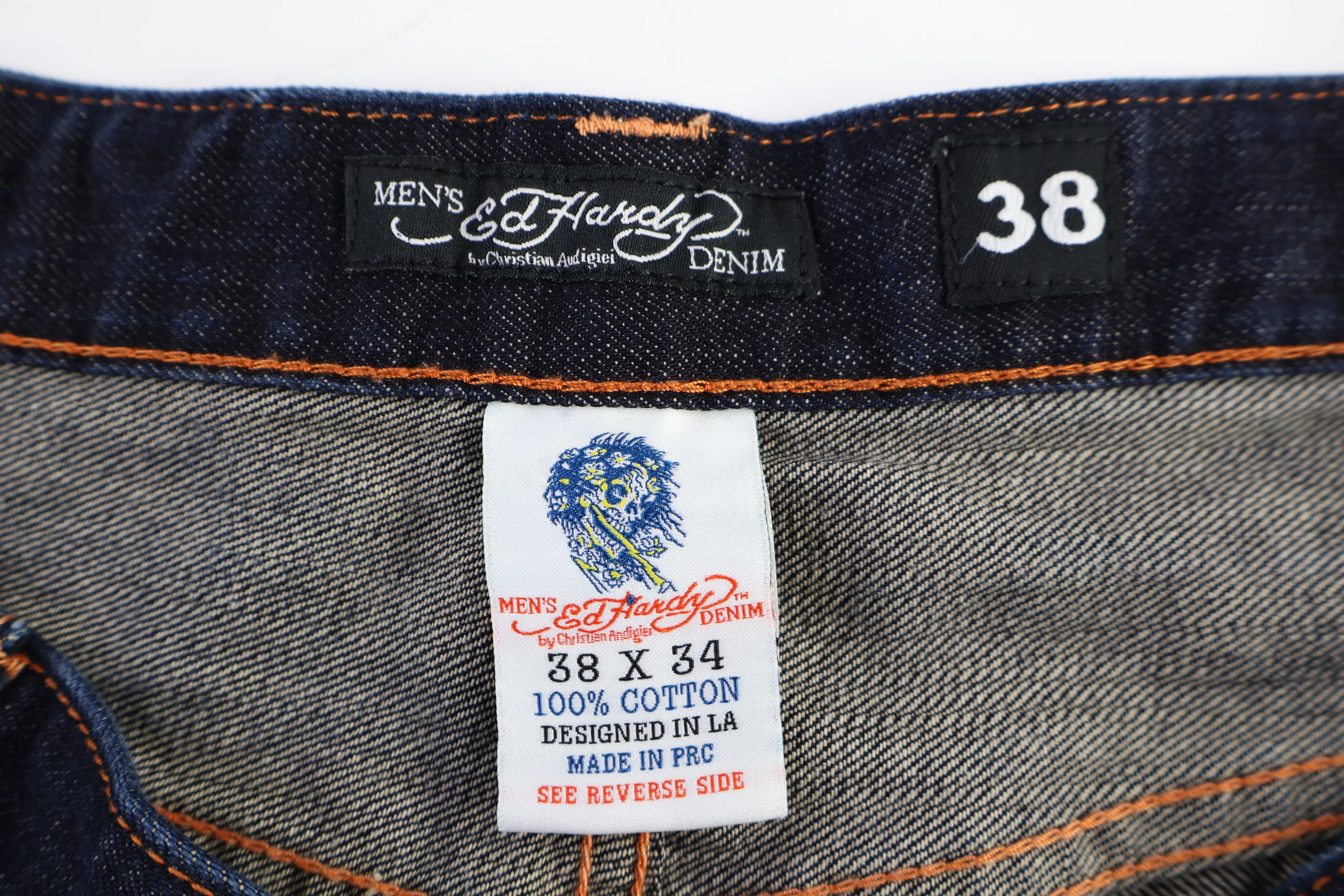 Ed Hardy by Christian Audiger New York City Dark Denim Jeans - Image 4