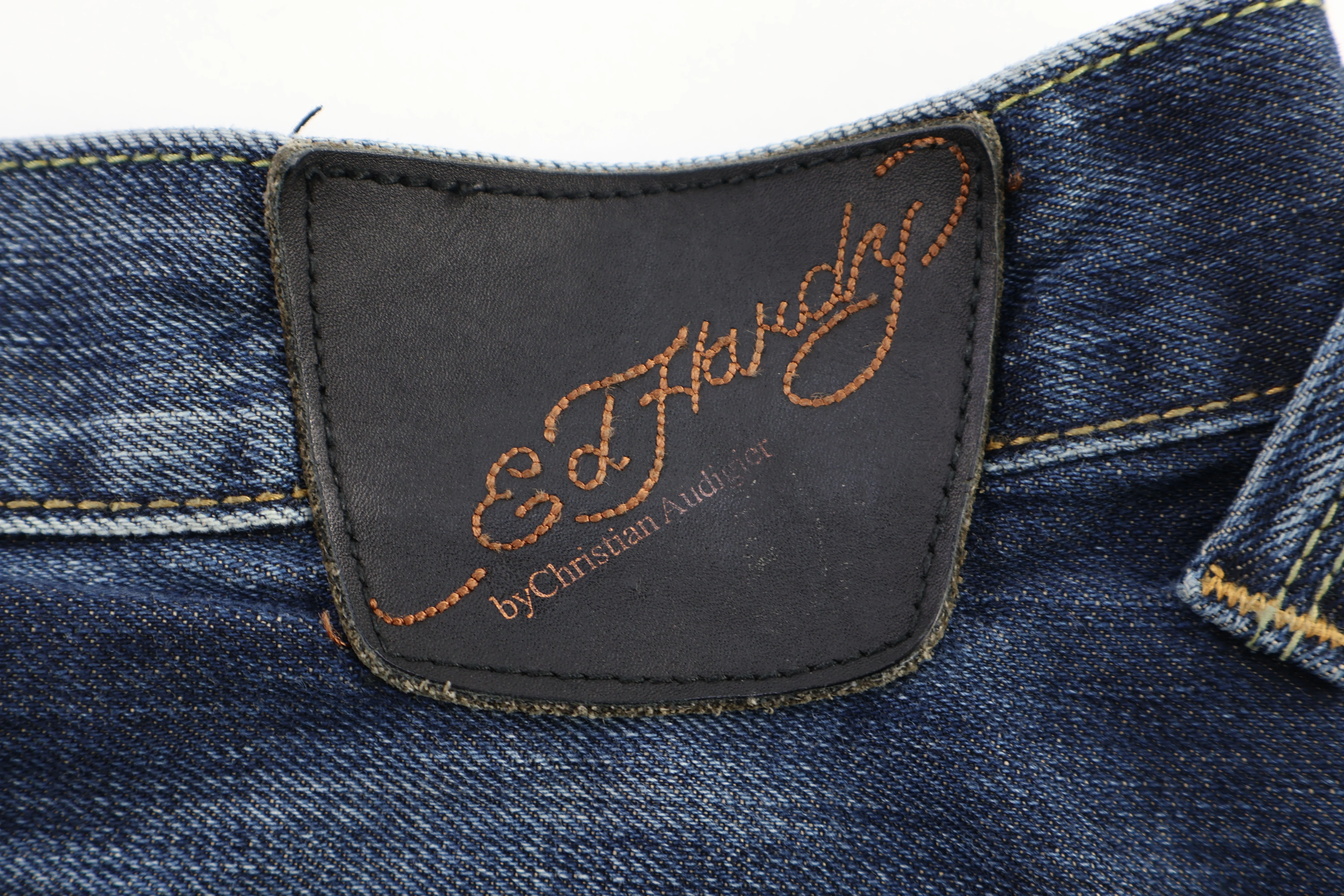 Ed Hardy Dark Wash Denim Jeans - Image 3
