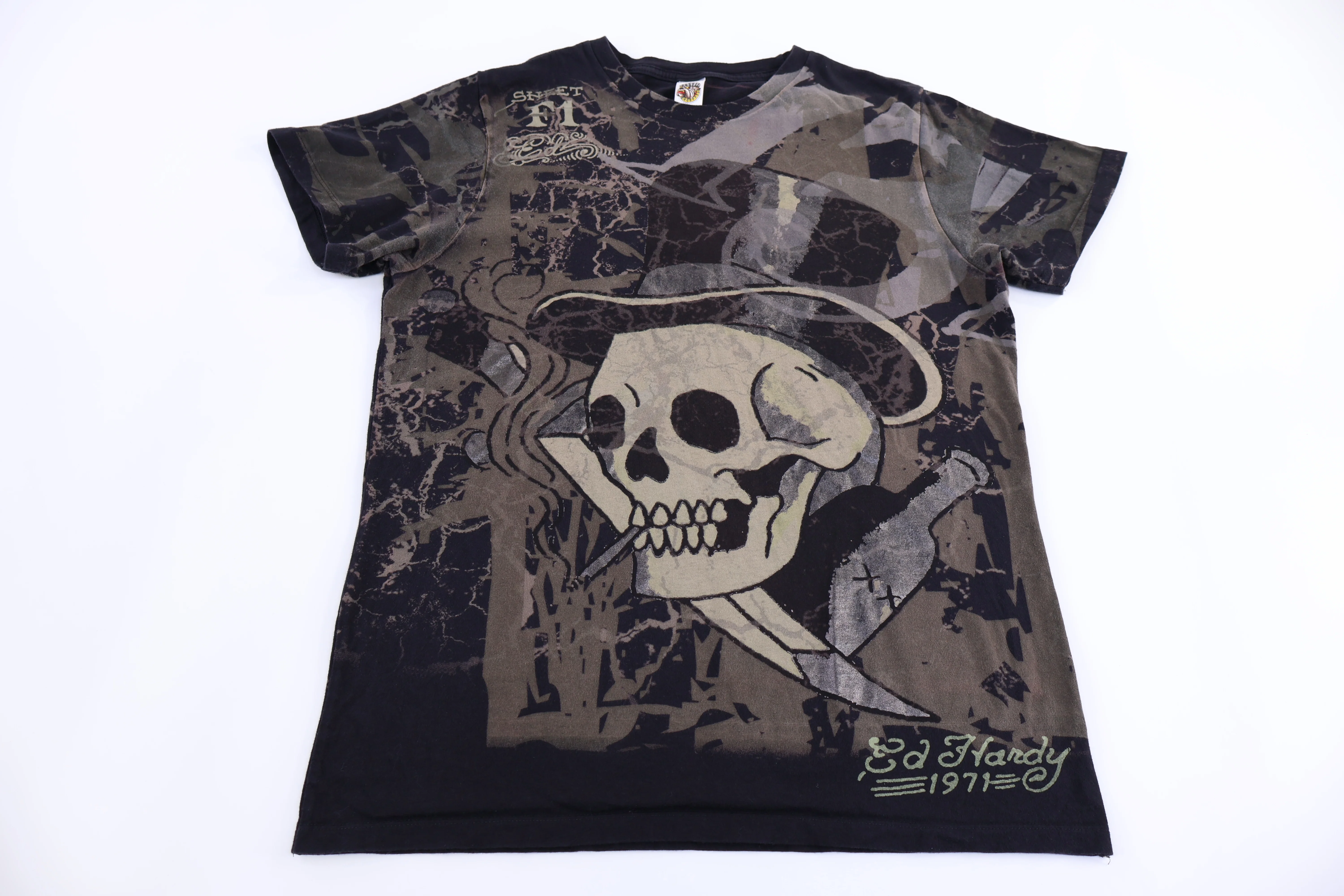 Ed Hardy Skull Graphic T-shirt