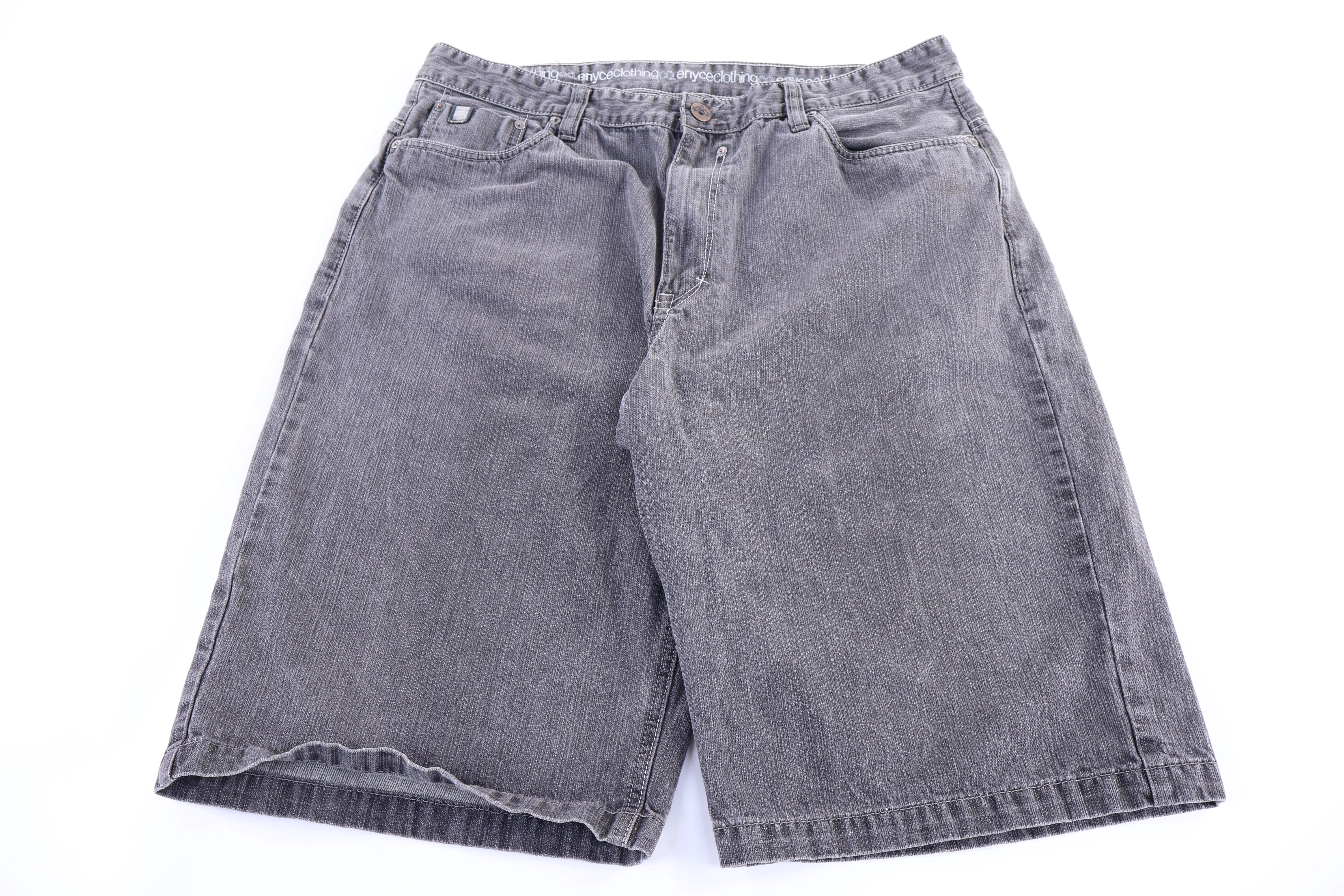 Enyce Clothing Dark Wash Shorts - Image 2