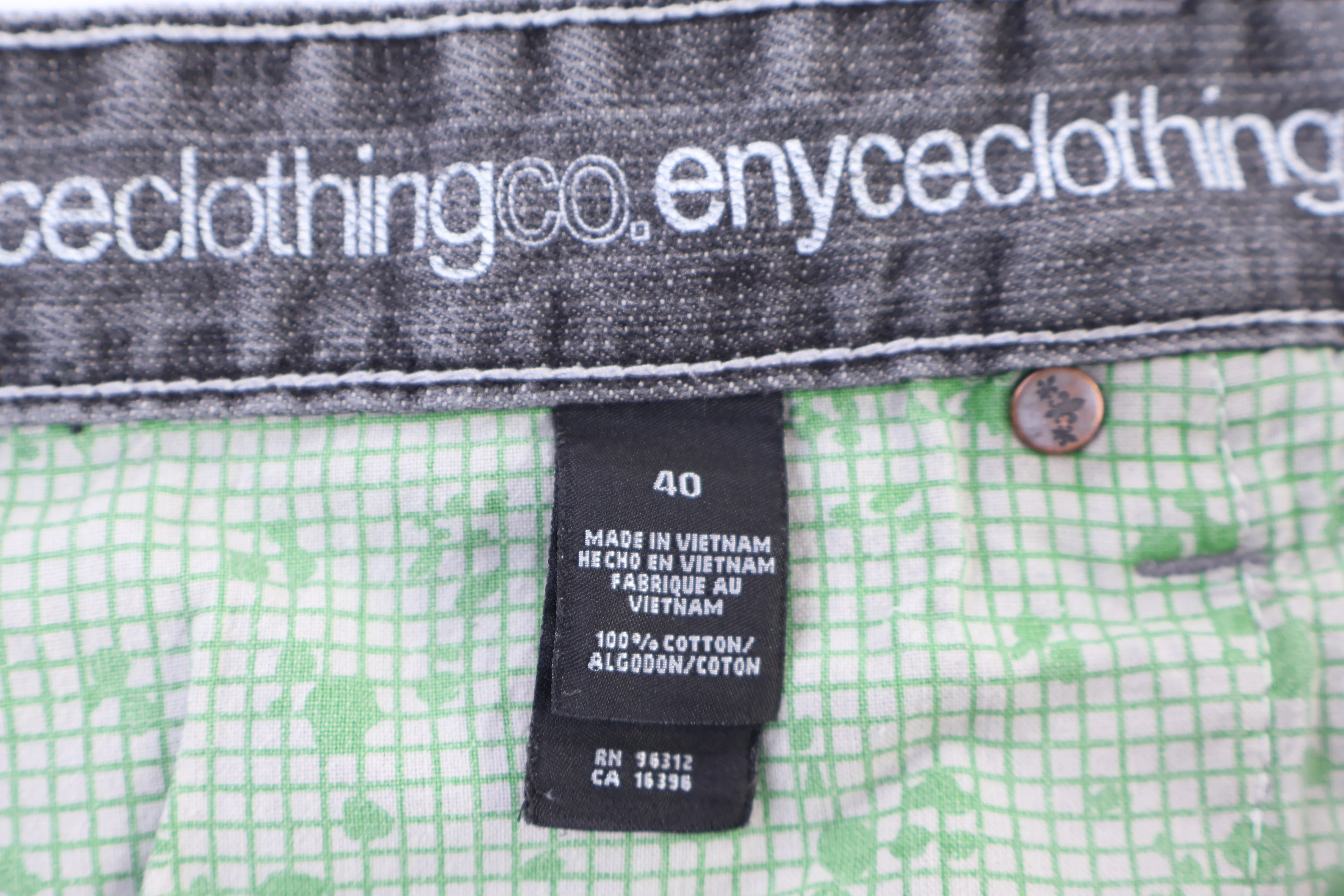 Enyce Clothing Dark Wash Shorts - Image 4