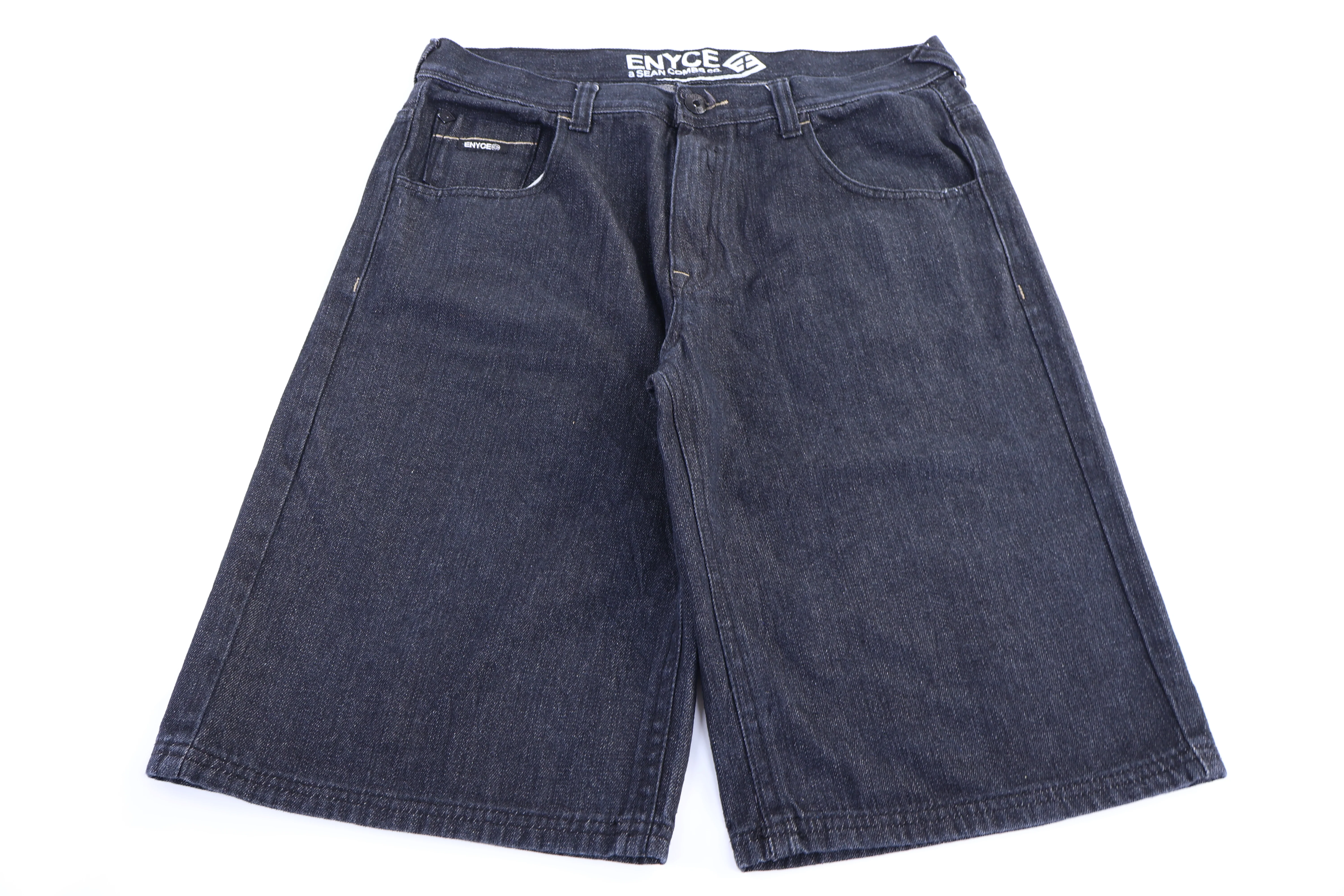 Enyce Dark Wash Denim Shorts