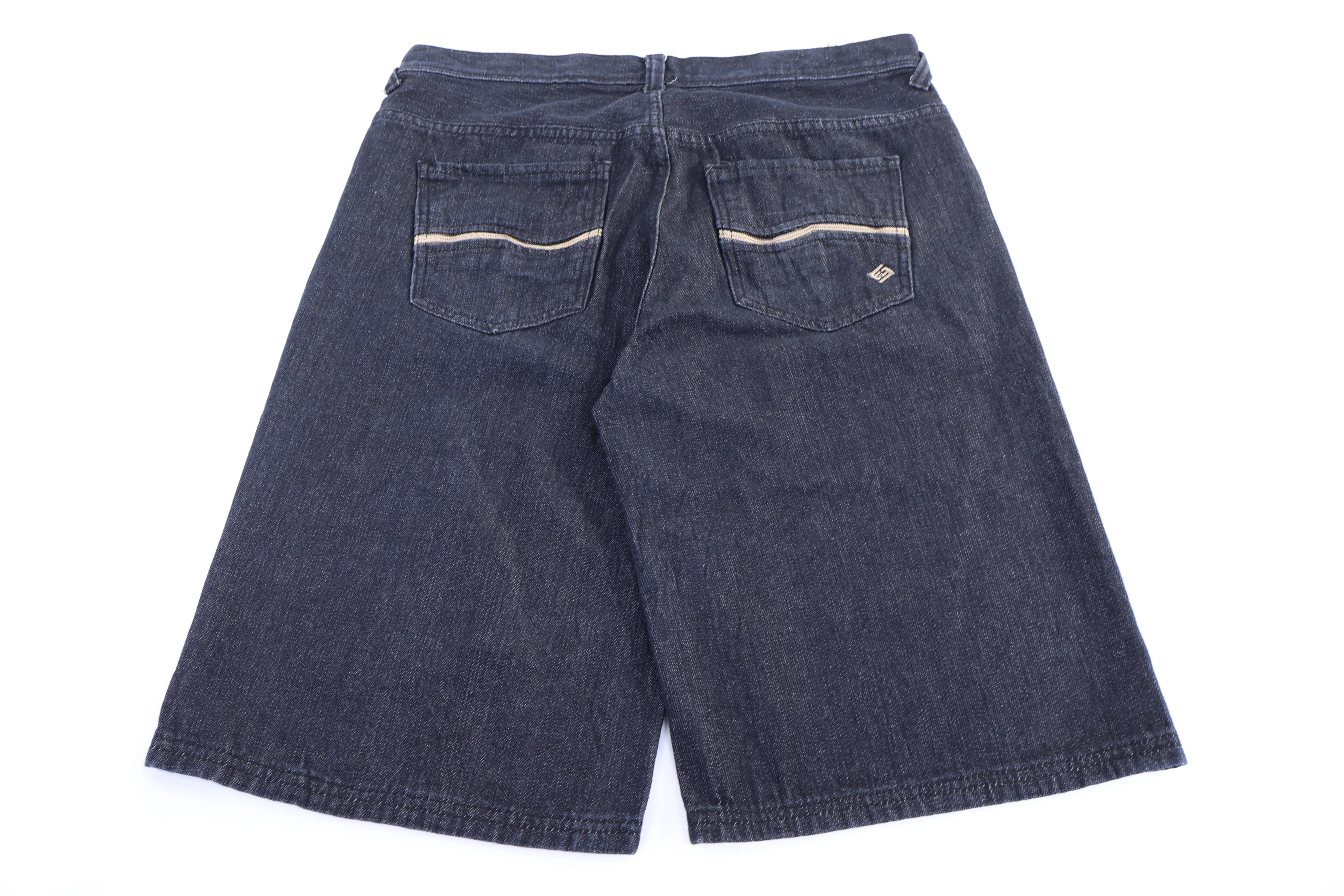 Enyce Dark Wash Denim Shorts - Image 2