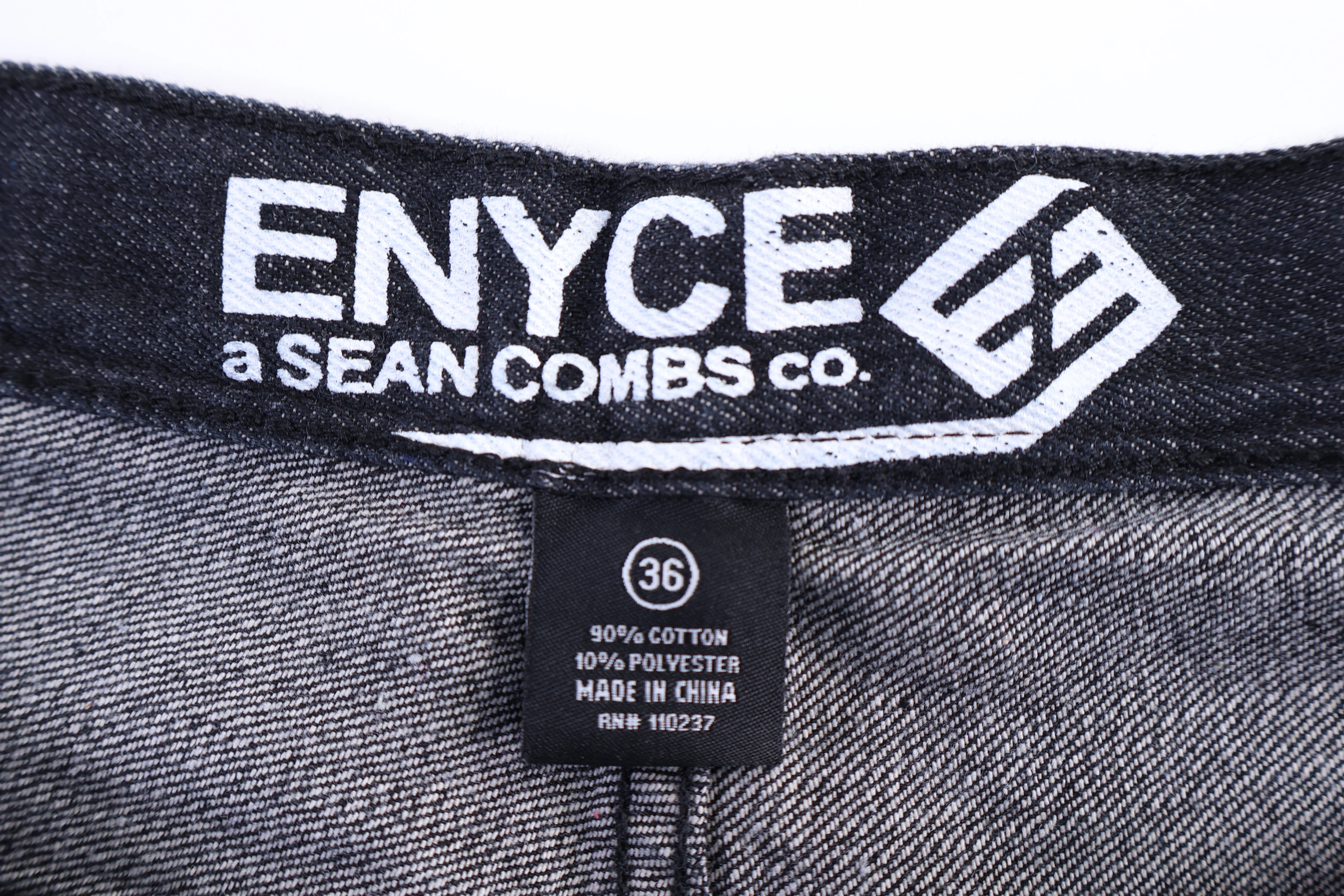 Enyce Dark Wash Denim Shorts - Image 3