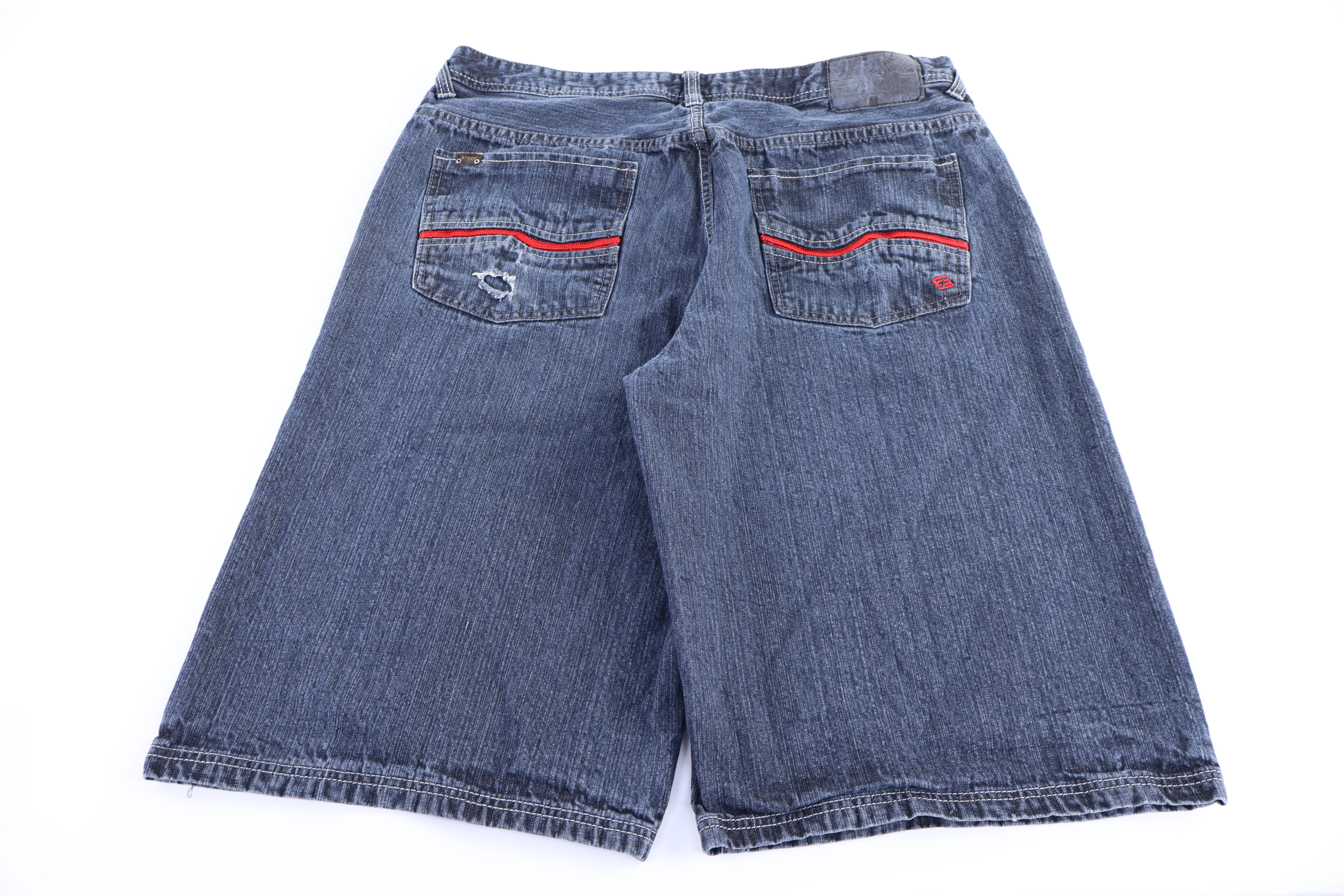 Enyce Dark Wash Denim Shorts